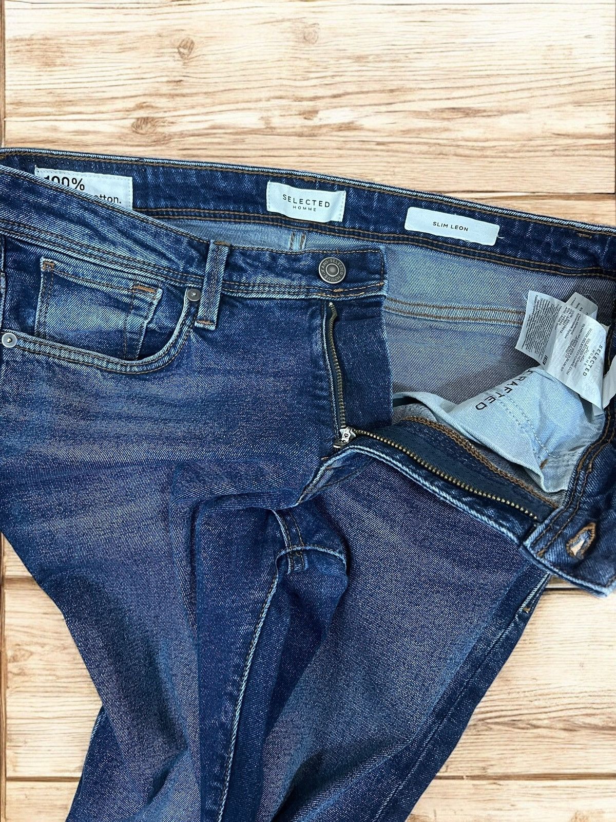Selected Homme Selected Homme Slim Leon jeans size W32 L32 Size US 32 / EU 48 - 5 Thumbnail