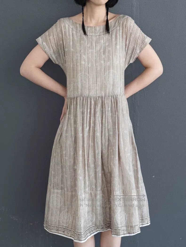 Comme des Garcons Comme des Garcons Flaxen White Flowered Apron Skirt Size S / US 4 / IT 40 - 4 Thumbnail