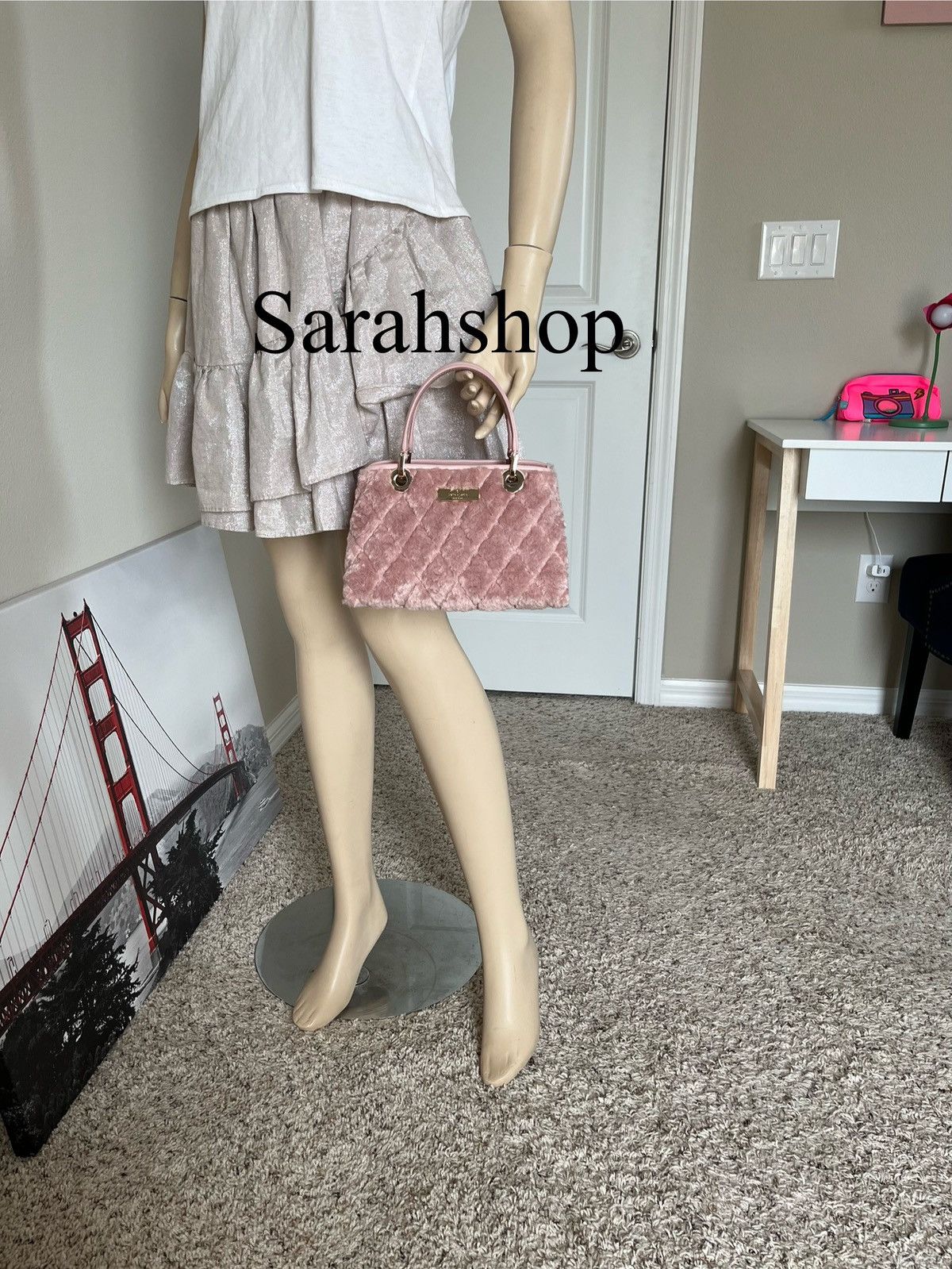 Kate Spade Kate Spade Carey Faux Fur Small Sullivan Satchel Size ONE SIZE - 9 Thumbnail