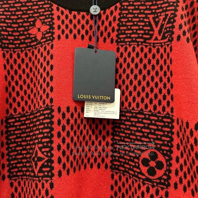 Louis Vuitton Louis Vuitton Logo Plaid Jacquard Crew Neck Pullover Long Size US XS / EU 42 / 0 - 4 Thumbnail