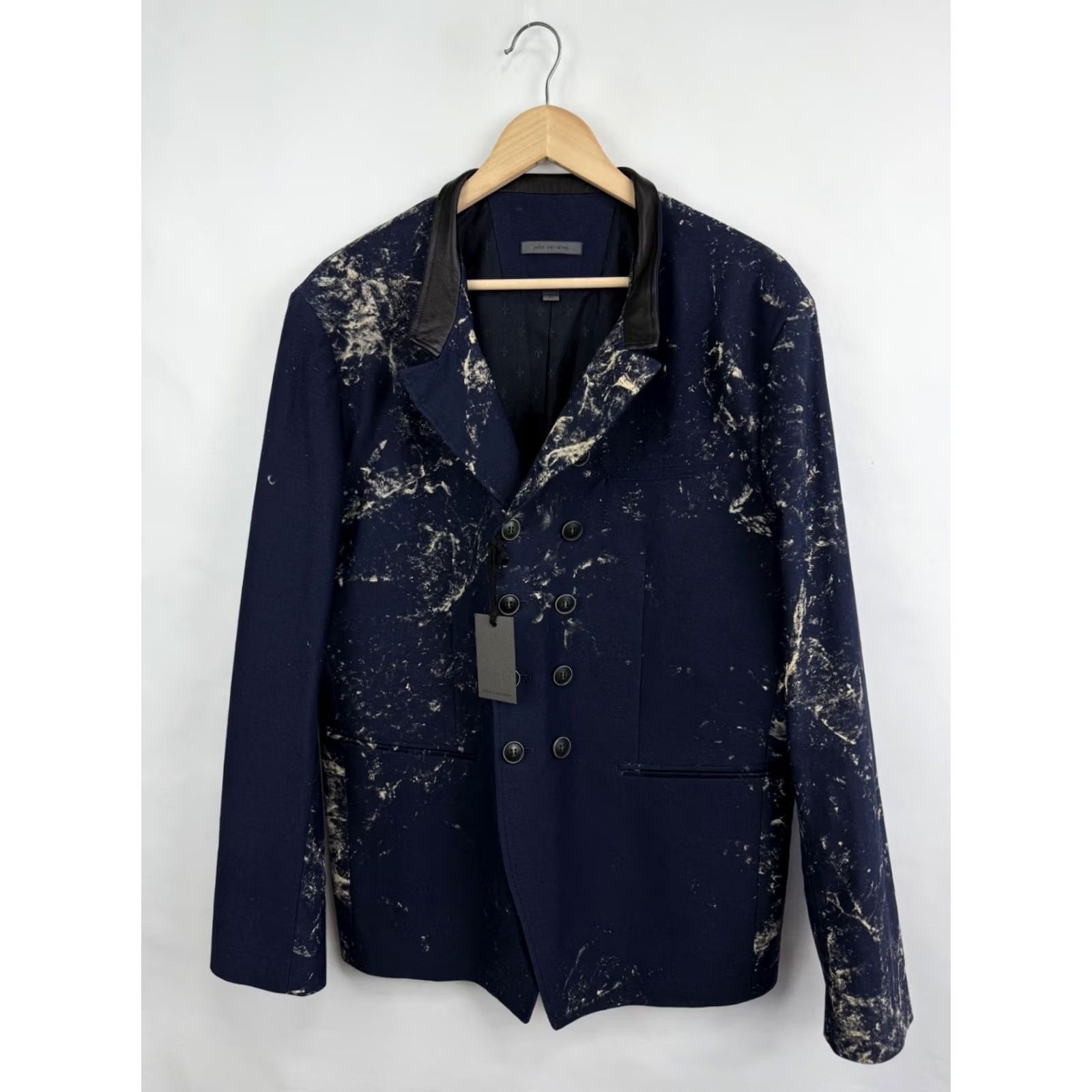 John Varvatos John Varvatos Archival Art Blazer Jacket Blazer Men's 52 Dark Blue Italy 1990s 2020s N/A Size 52R - 3 Thumbnail