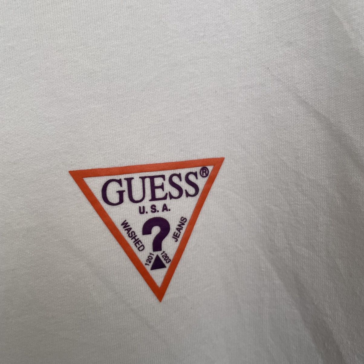 Guess Vintage Guess Big Logo Backhit L/S T Shirt Size US L / EU 52-54 / 3 - 7 Thumbnail