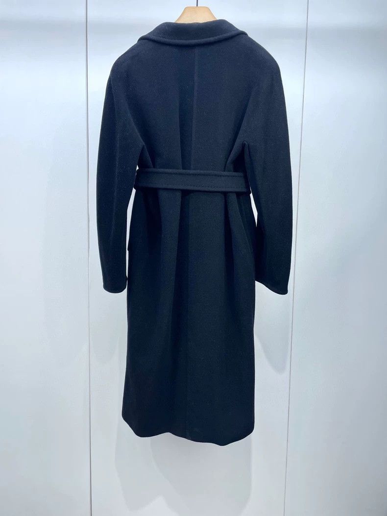 Max Mara Maxmara Black Cashmere Long Coat Size M / US 6-8 / IT 42-44 - 3 Thumbnail