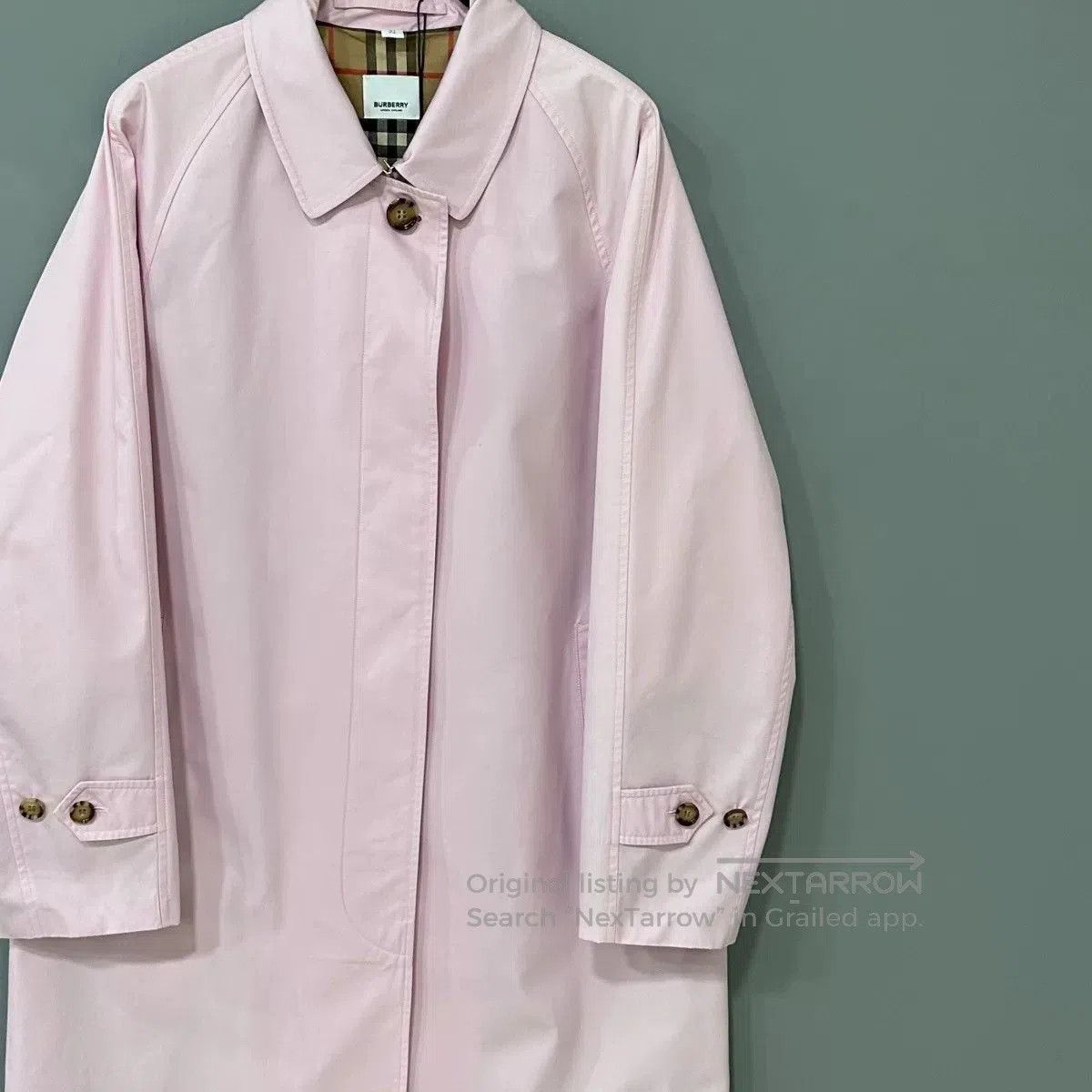 Burberry burberry pink camden trench coat. Size XS / US 0-2 / IT 36-38 - 2 Thumbnail