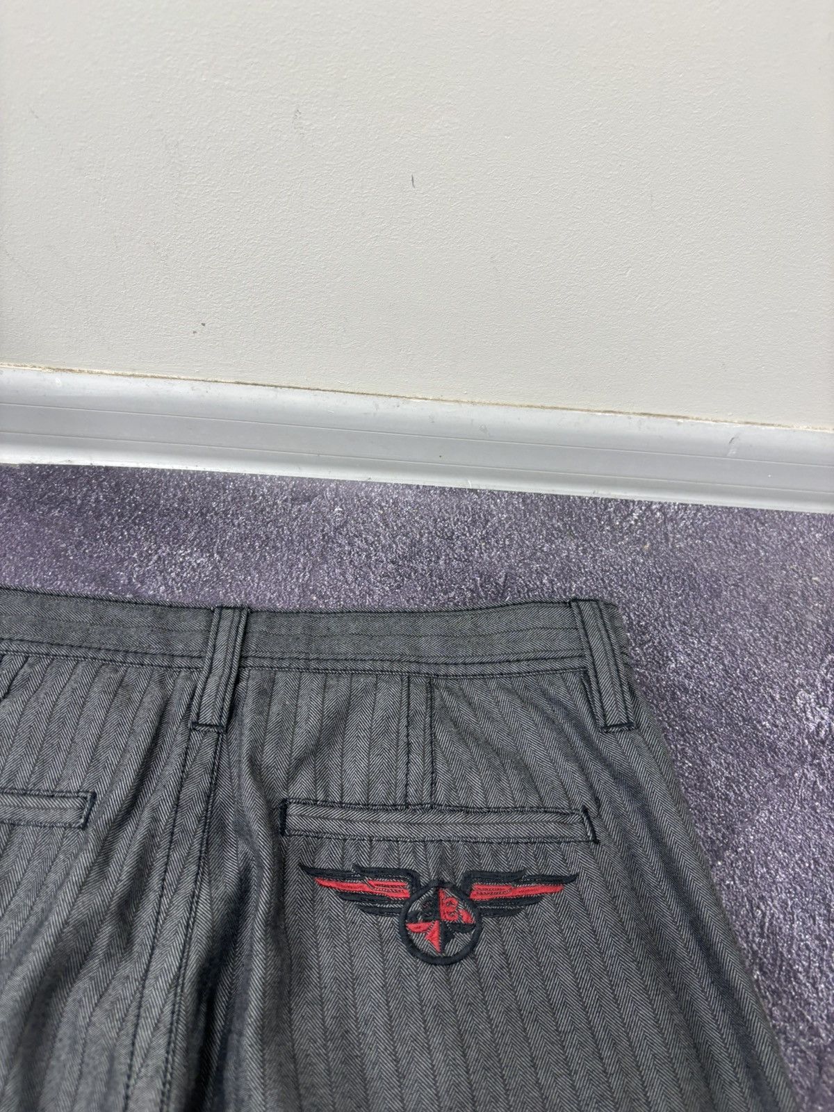 Affliction Vintage Affliction Y2K Grunge Crazy Cyber Rare Hype Shorts Size US 31 - 14 Thumbnail