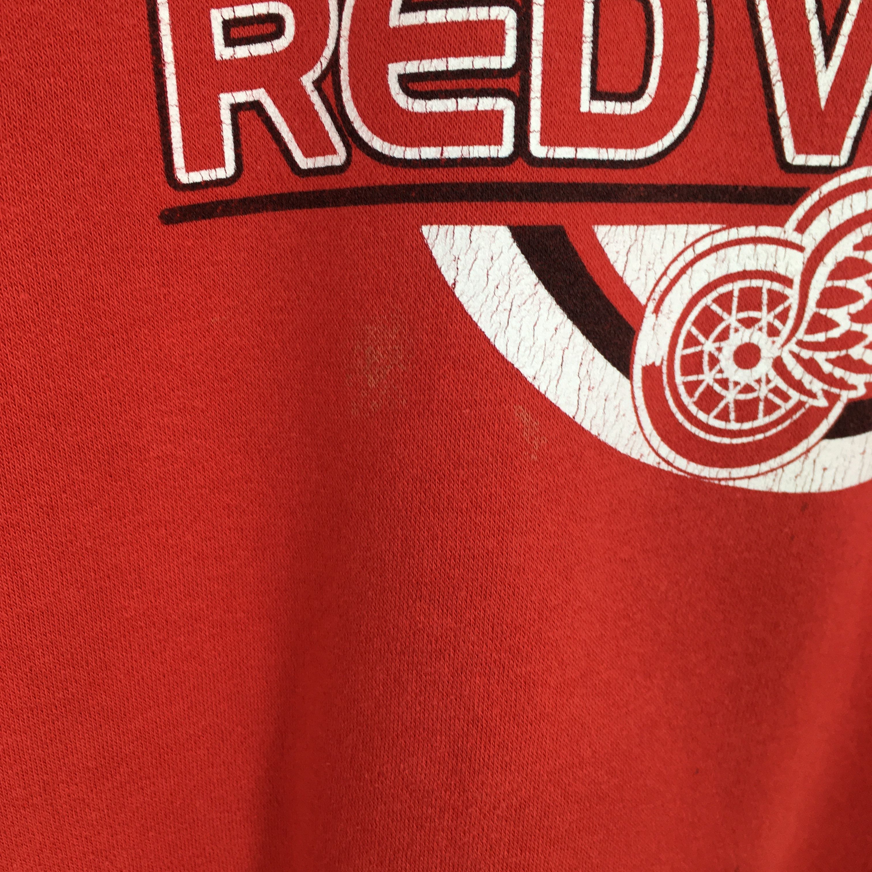 NHL Vintage 90s Detroit Red Wings NHL Sweatshirt Large Size US L / EU 52-54 / 3 - 7 Thumbnail