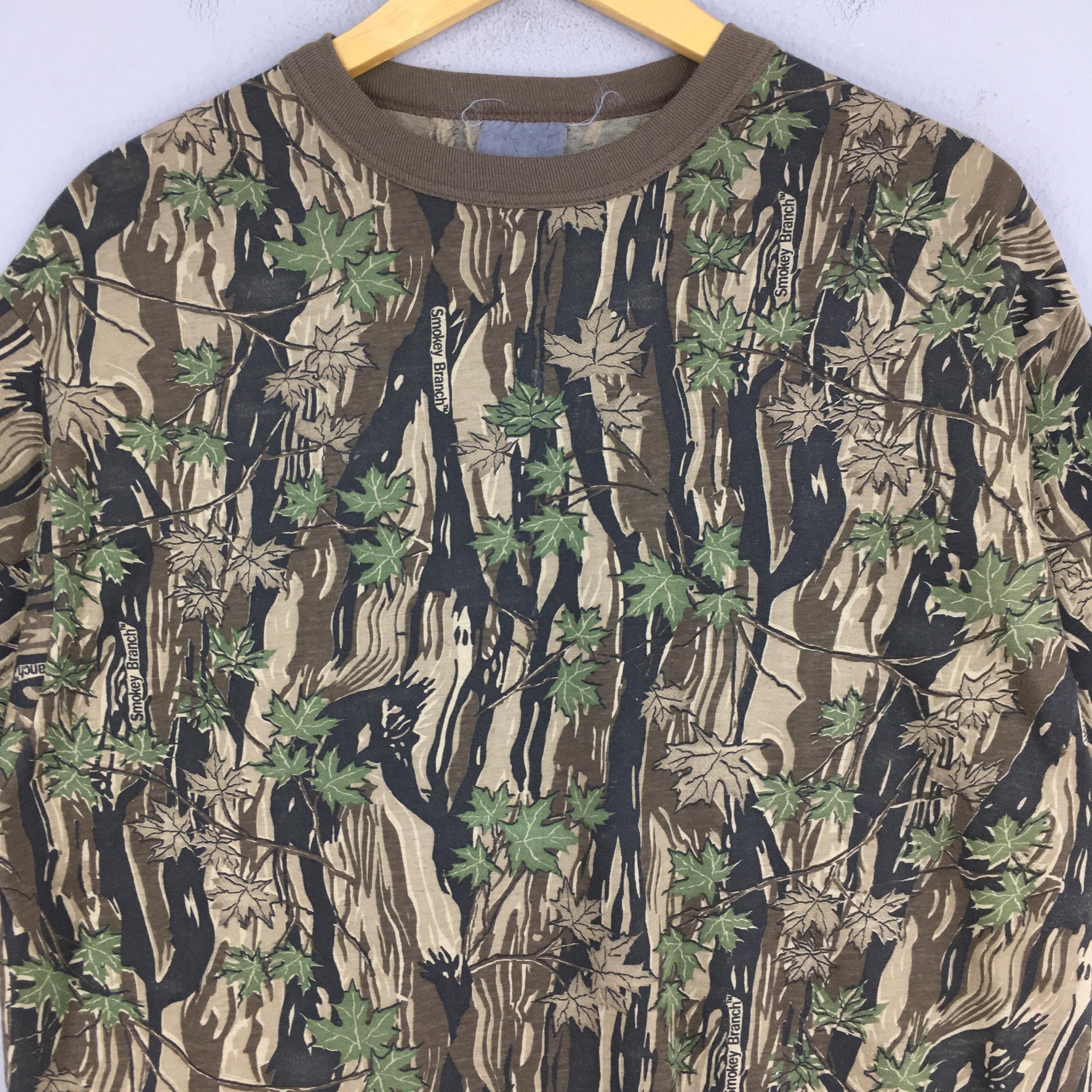 Realtree Vintage Real Tree Mossy Oak Green T shirt Large Size US L / EU 52-54 / 3 - 2 Thumbnail
