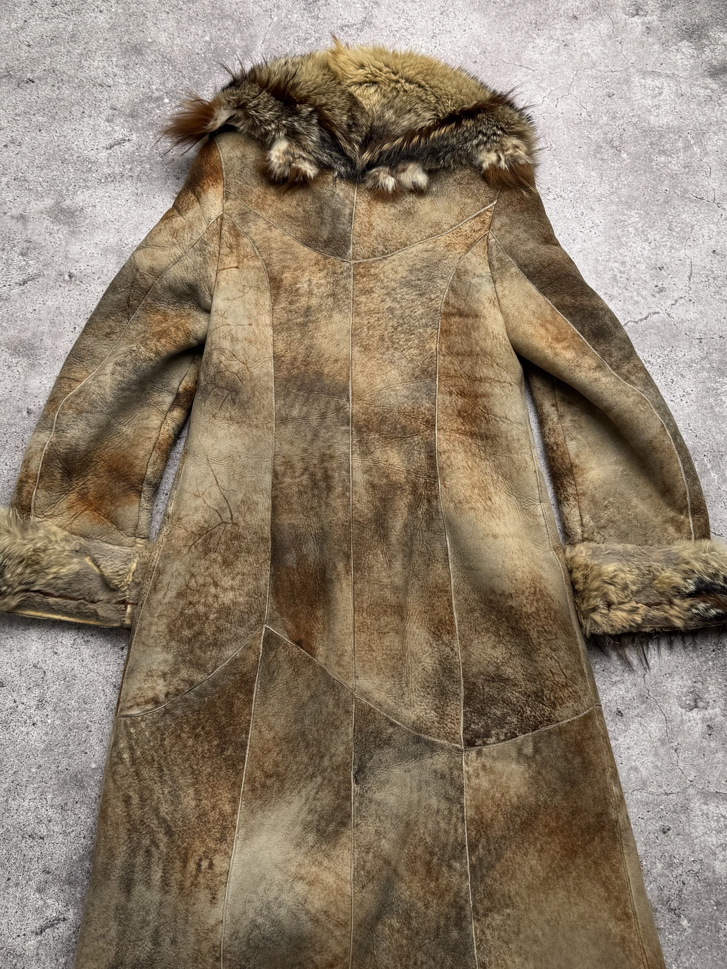 Japanese Brand Vintage Real Sheepskin Faded Coat C668(V288) Size S / US 4 / IT 40 - 11 Thumbnail