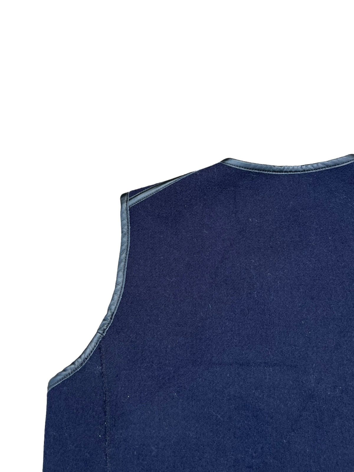 Freewheelers Violet Buffalo Wallows Wool Cowhide Leather Trim USN Vest Size US M / EU 48-50 / 2 - 11 Thumbnail