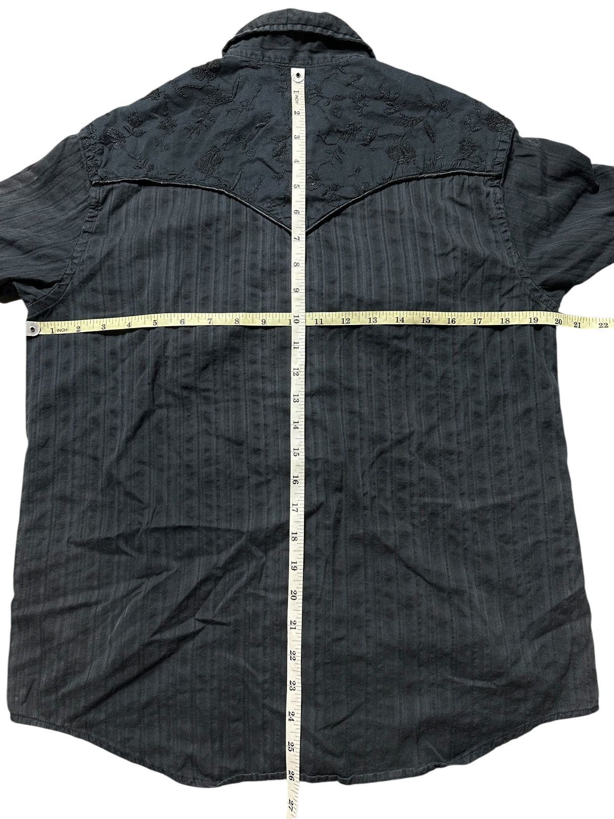 Issey Miyake 90s UNDEFINED WESTERN SHIRT ARROW POCKET ISSEY YOHJI STYLE Size US M / EU 48-50 / 2 - 6 Thumbnail