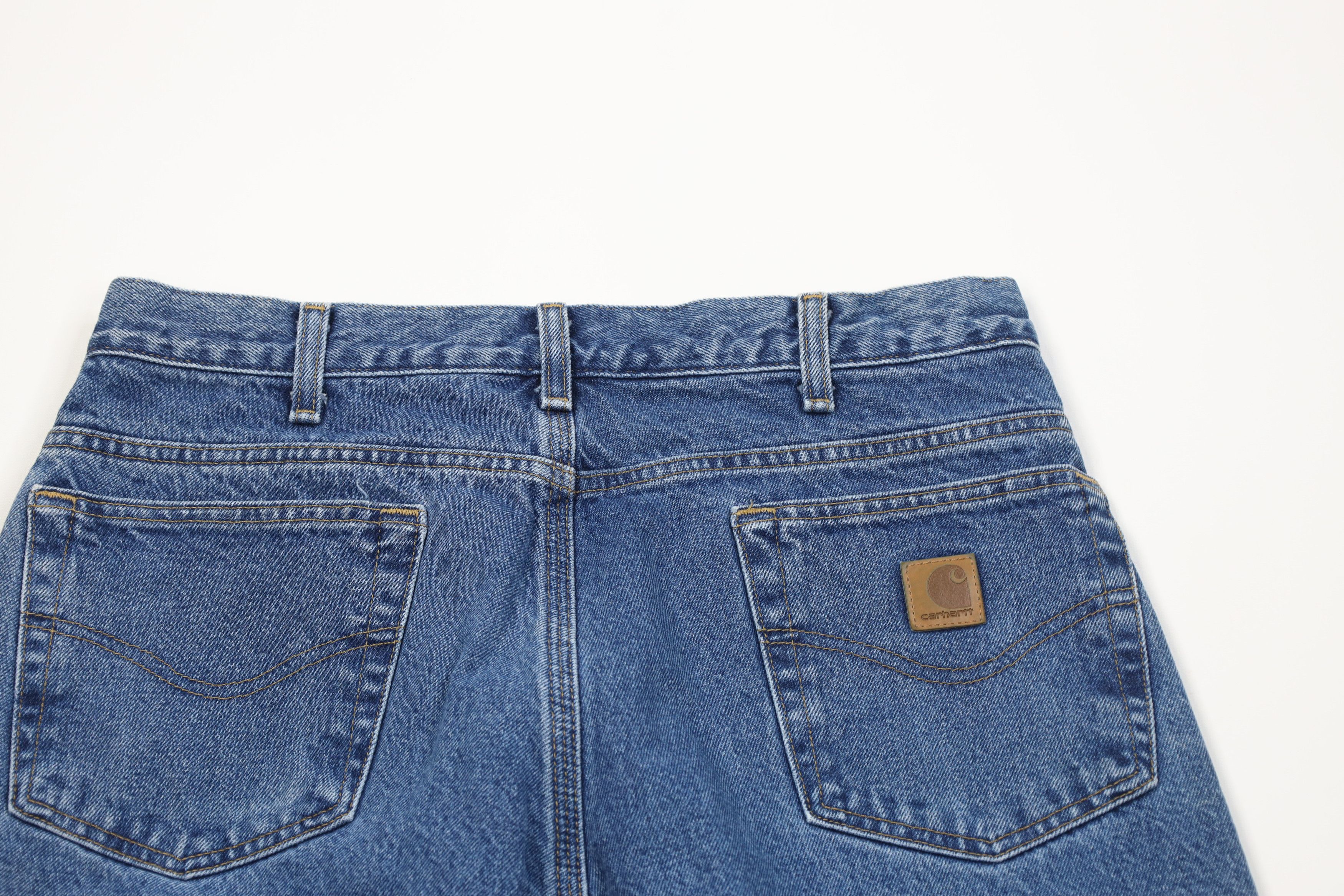 Carhartt Vintage Y2K Carhartt Heavy Flannel Lined Wide Leg Jeans Size US 34 / EU 50 - 13 Thumbnail