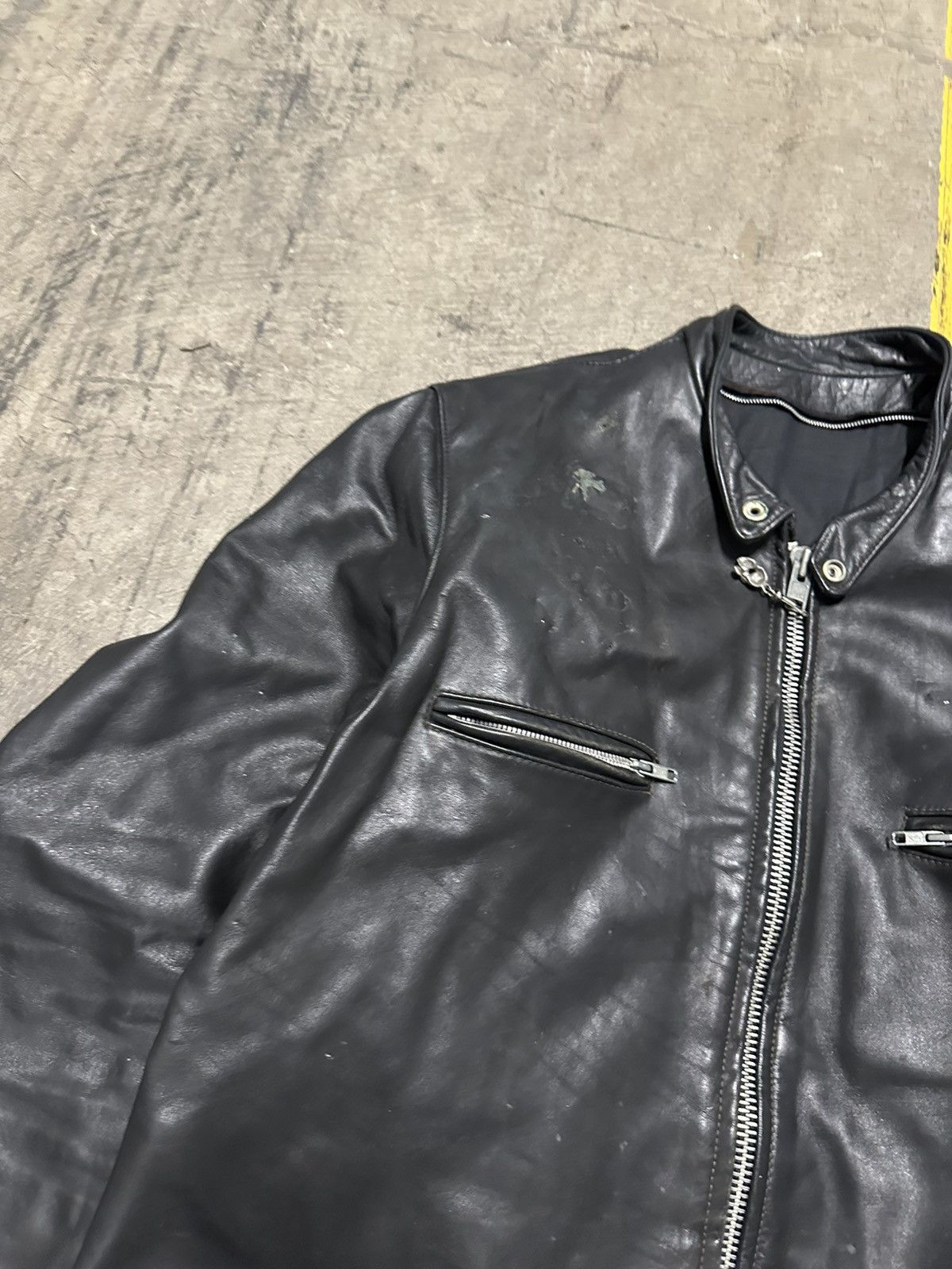Harley Davidson × Vintage Vintage leather Harley patch biker jacket Size US XL / EU 56 / 4 - 10 Thumbnail