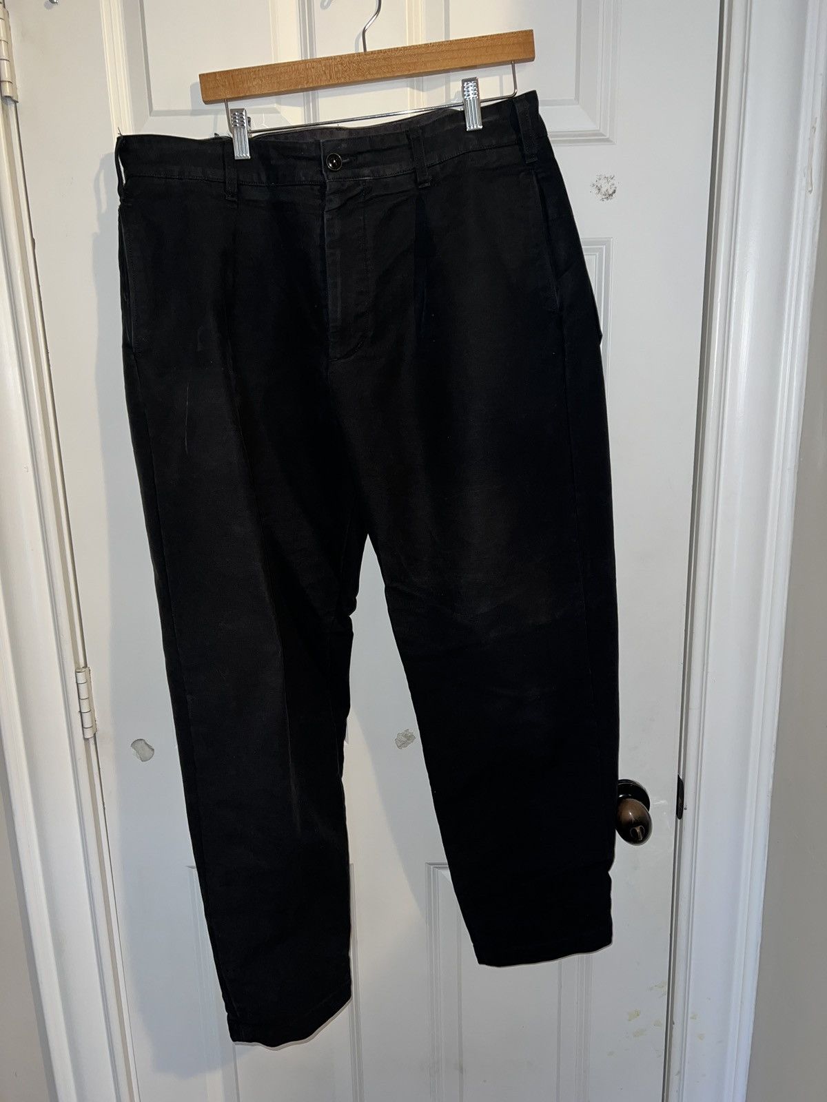 image of Engineered Garments Eg Carlyle Pants in Black, Men's (Size 36)