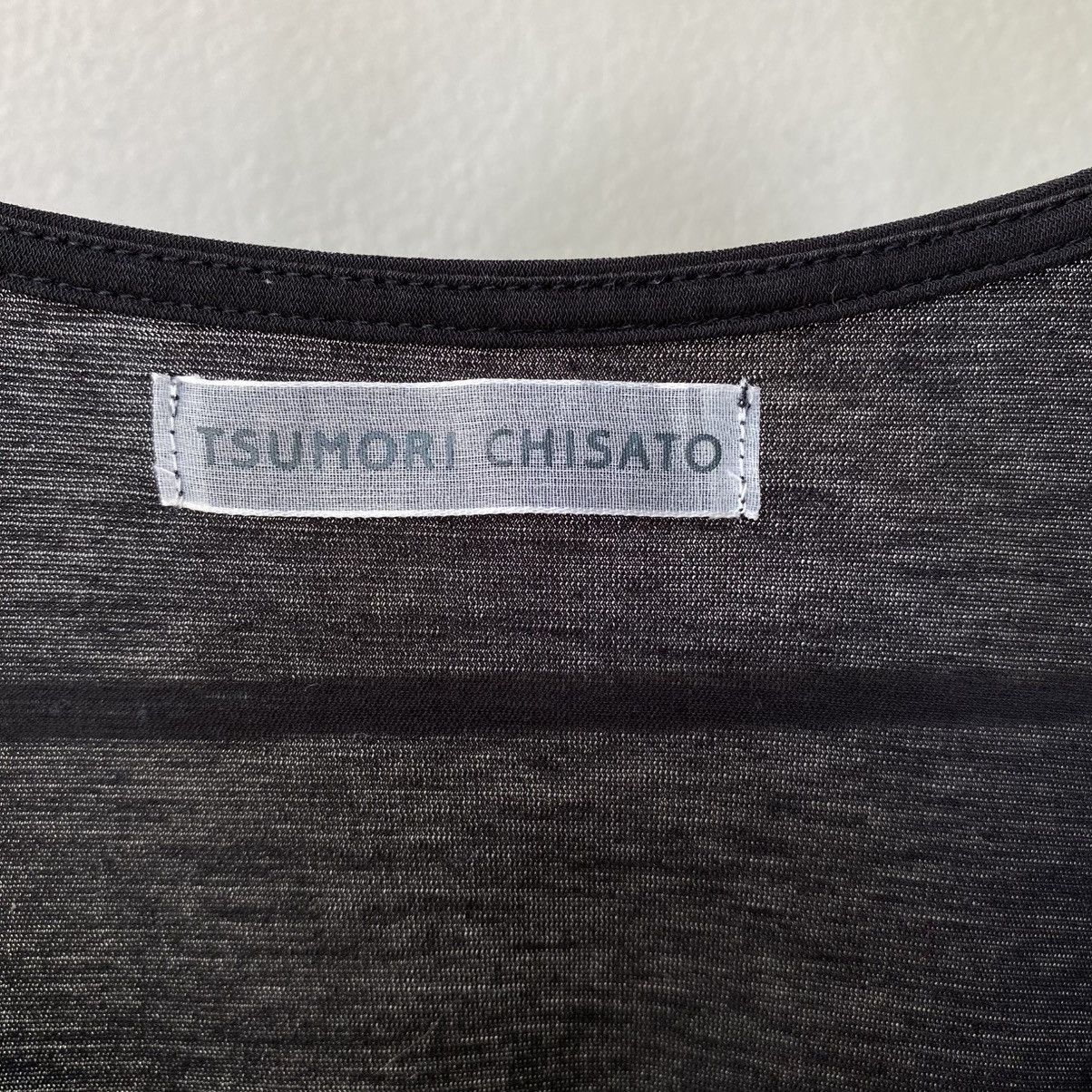 Tsumori Chisato TSUMORI CHISATO Black Butterfly Shoulder V-Neck Top Bow Tie Size XS / US 0-2 / IT 36-38 - 11 Thumbnail