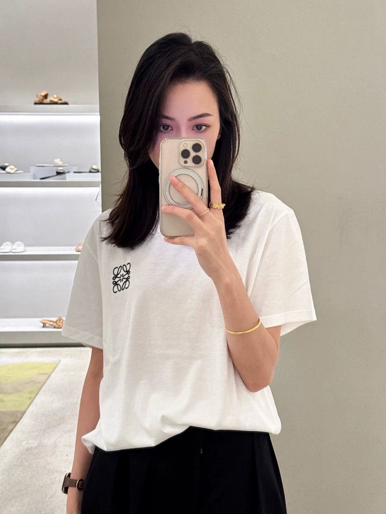 Loewe LOEWE Classic embroidered Logo short sleeves Size S / US 4 / IT 40 - 6 Thumbnail