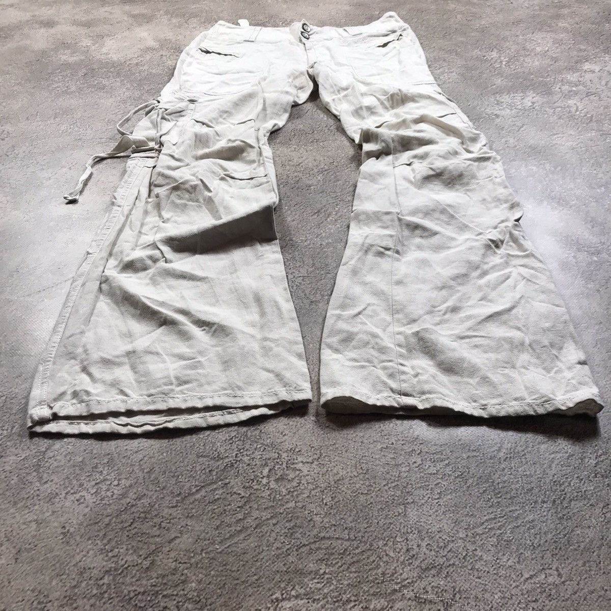 Japanese Brand vintage sweatpants flared low rise japan casual y2k 90s Size 27" / US 4 / IT 40 - 1 Thumbnail