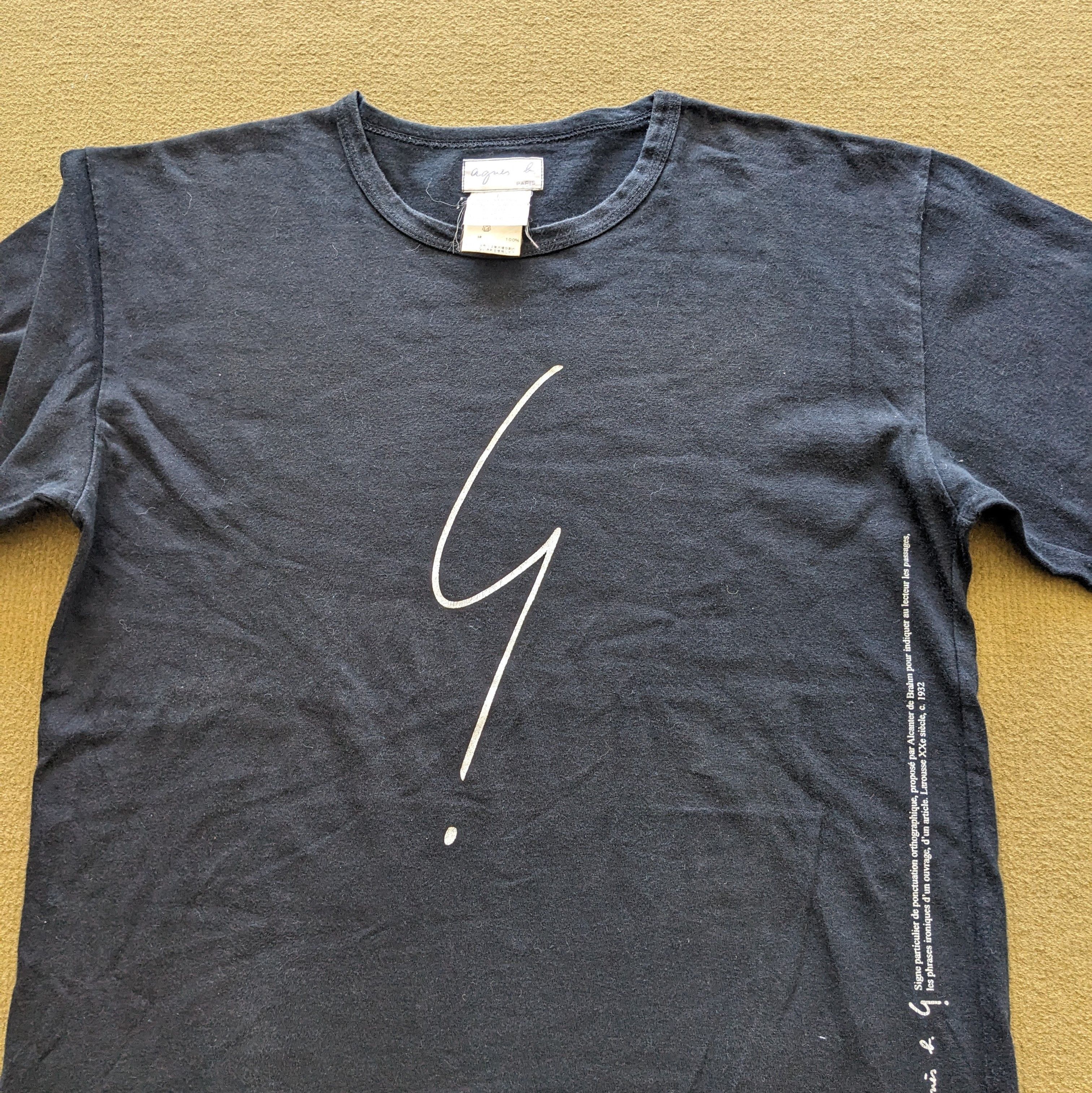 agnes b. Vintage AGNES. B Homme Paris Long T-shirt Size US M / EU 48-50 / 2 - 2 Thumbnail