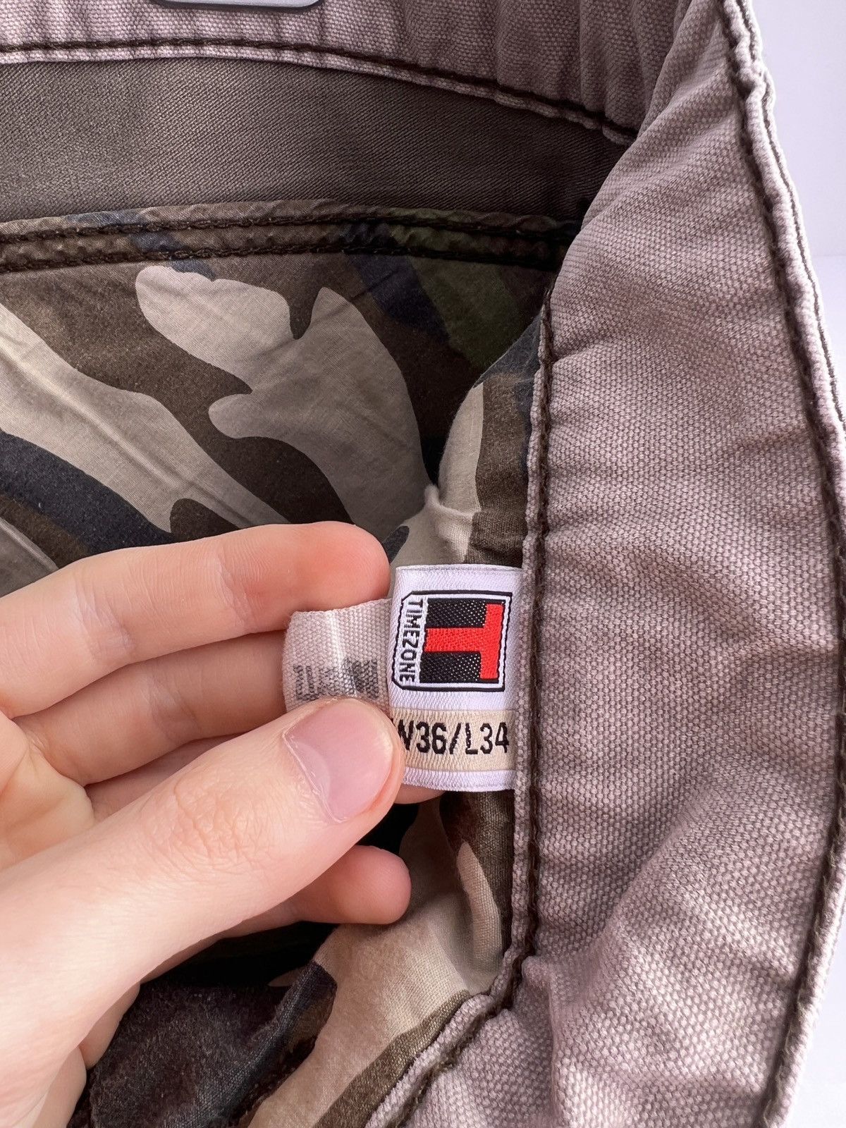 Designer × Vintage Vintage Timezone Archival Y2k Cargo pants Size US 36 / EU 52 - 8 Thumbnail