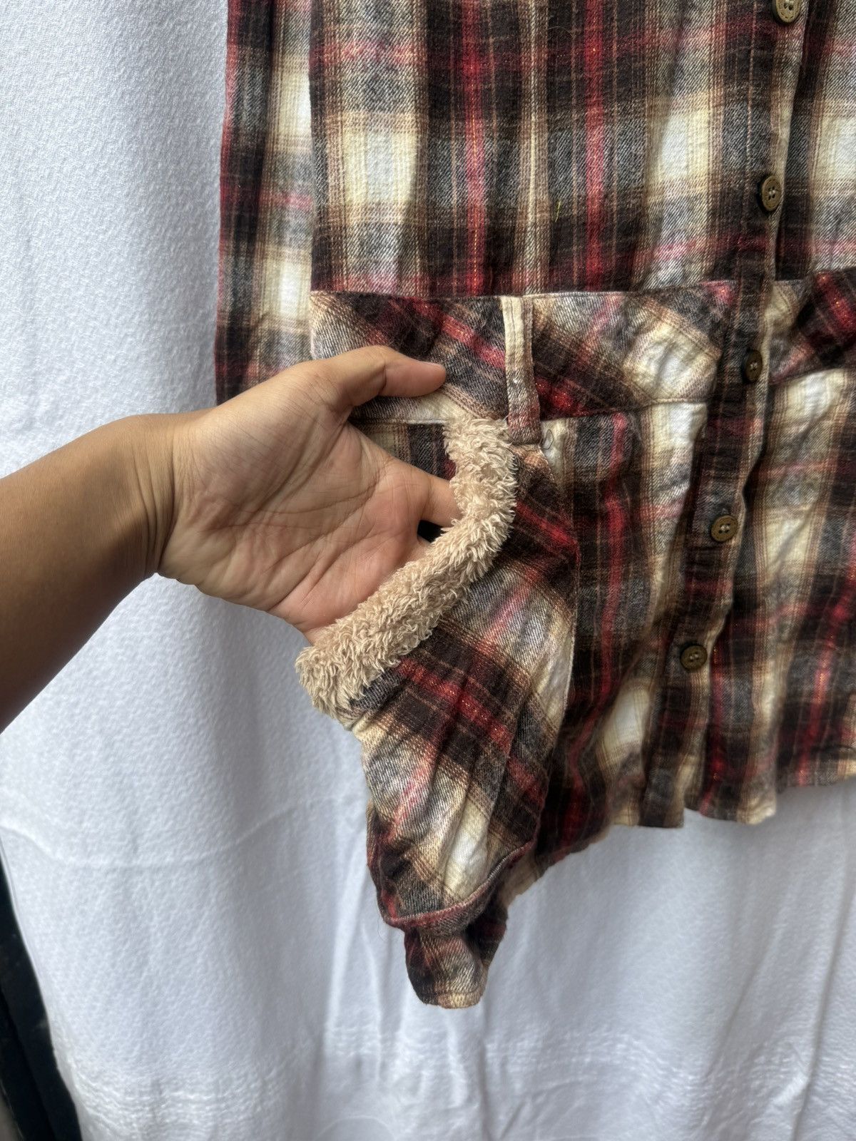Hysteric Glamour Japanese fur style plaid button shirt Size US M / EU 48-50 / 2 - 5 Thumbnail