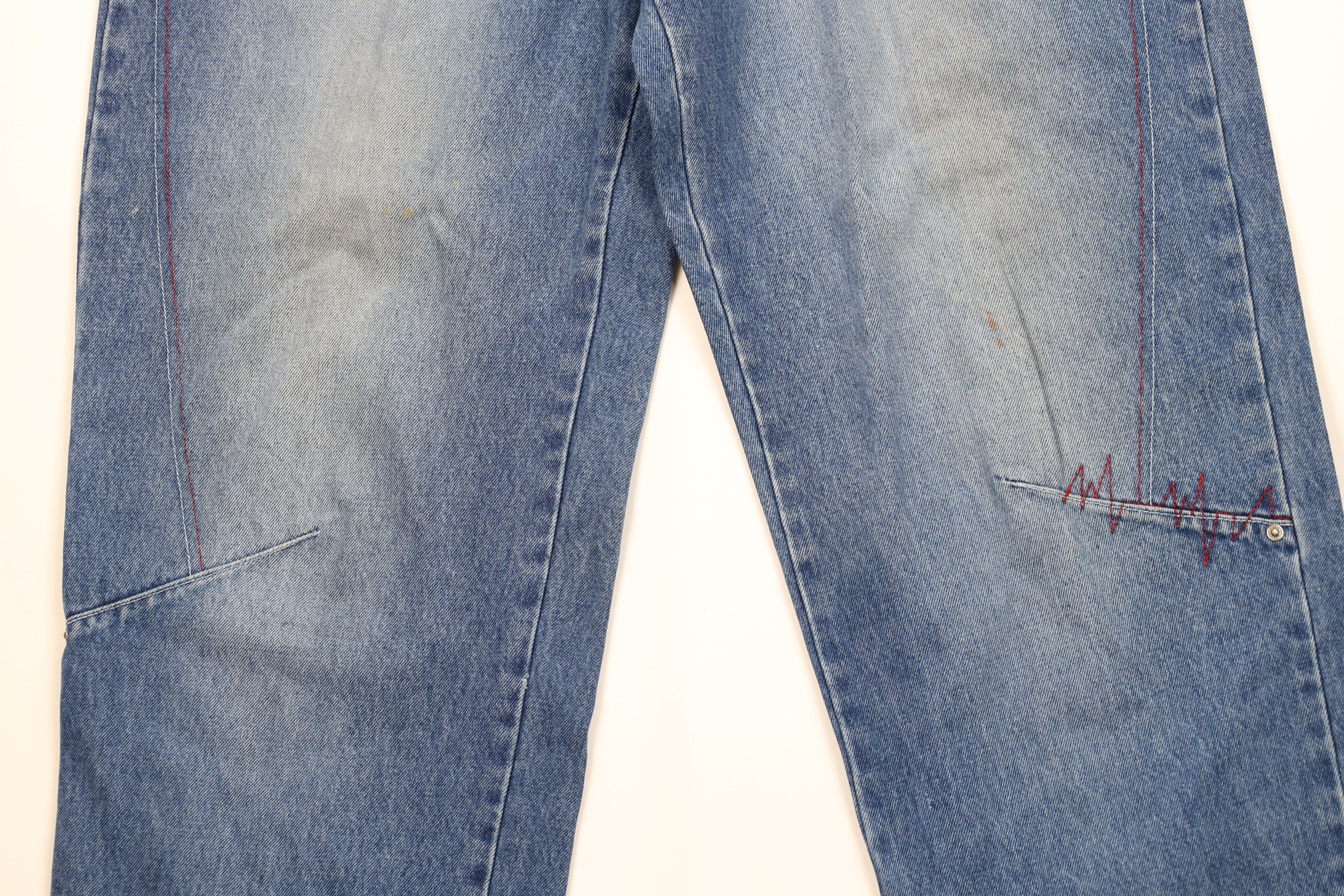 Fubu Vintage 90s Y2K FUBU Baggy Wide Leg Denim Jeans Cotton Size US 36 / EU 52 - 3 Thumbnail