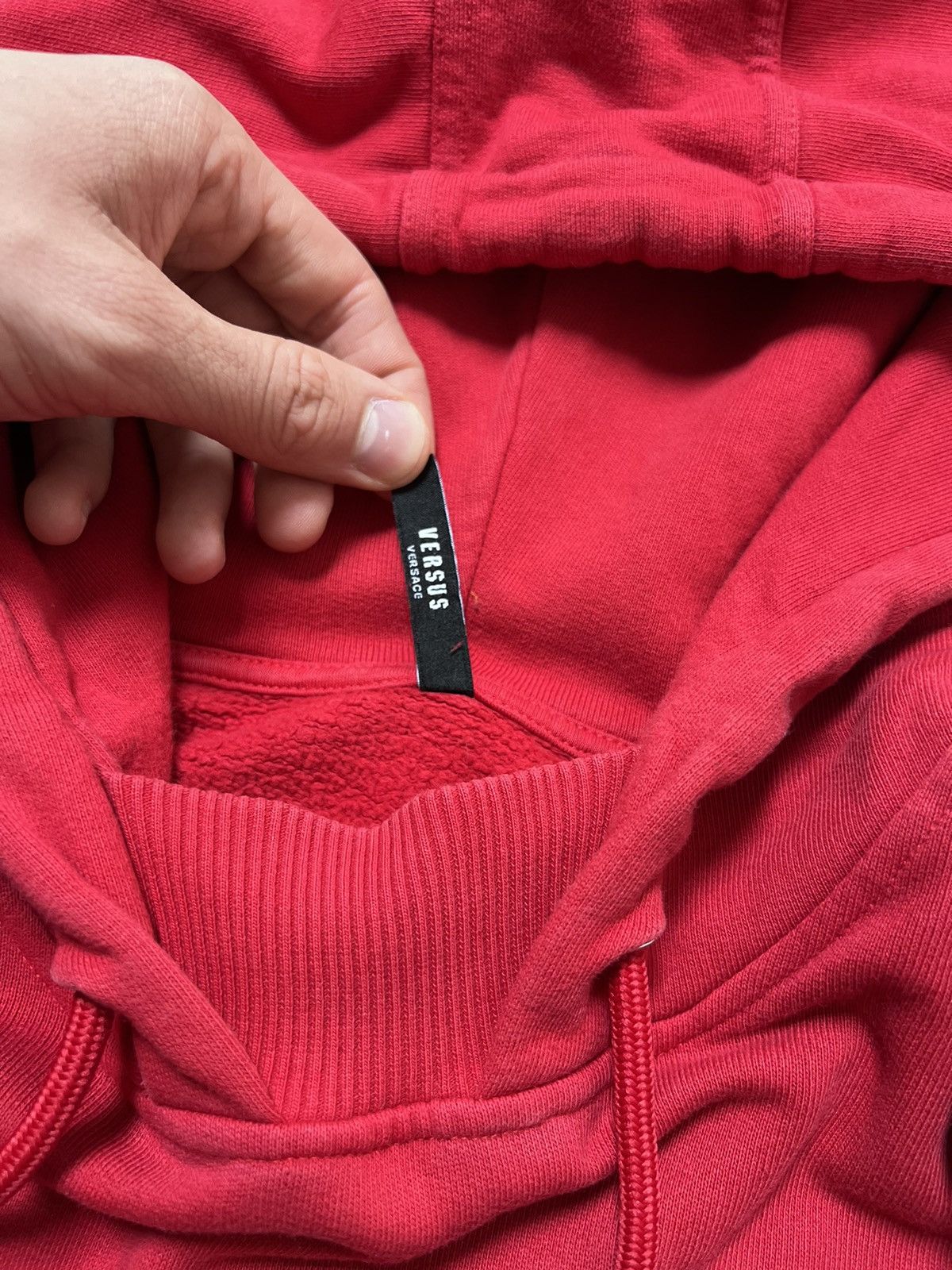 Versus Versace Versace Versus Red Lampas Hoodie Size M Size US M / EU 48-50 / 2 - 7 Thumbnail