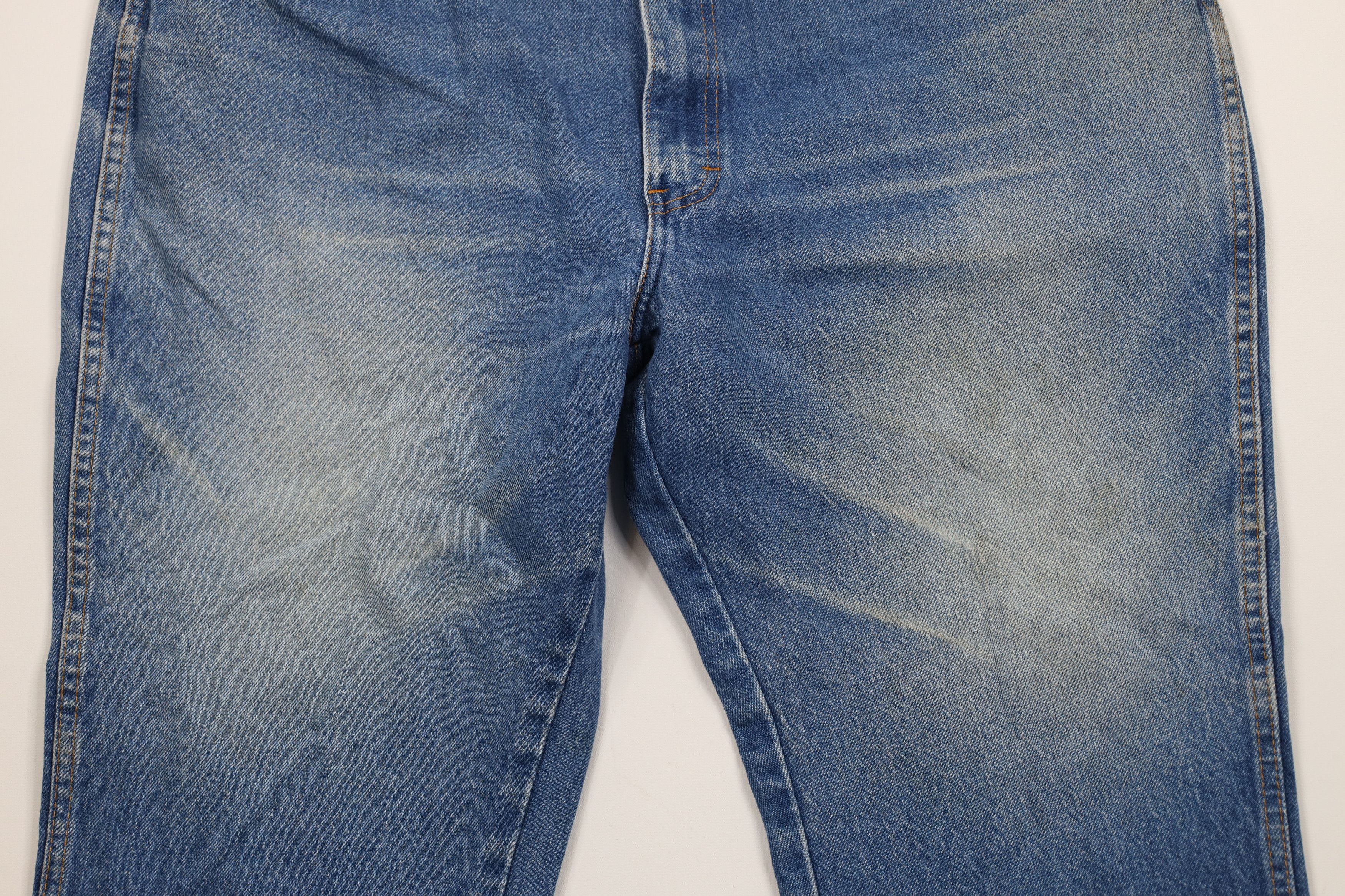 Dickies × Vintage Vintage Dickies Spell Out Wide Leg Denim Jeans Blue Cotton Size US 44 / EU 60 - 3 Thumbnail
