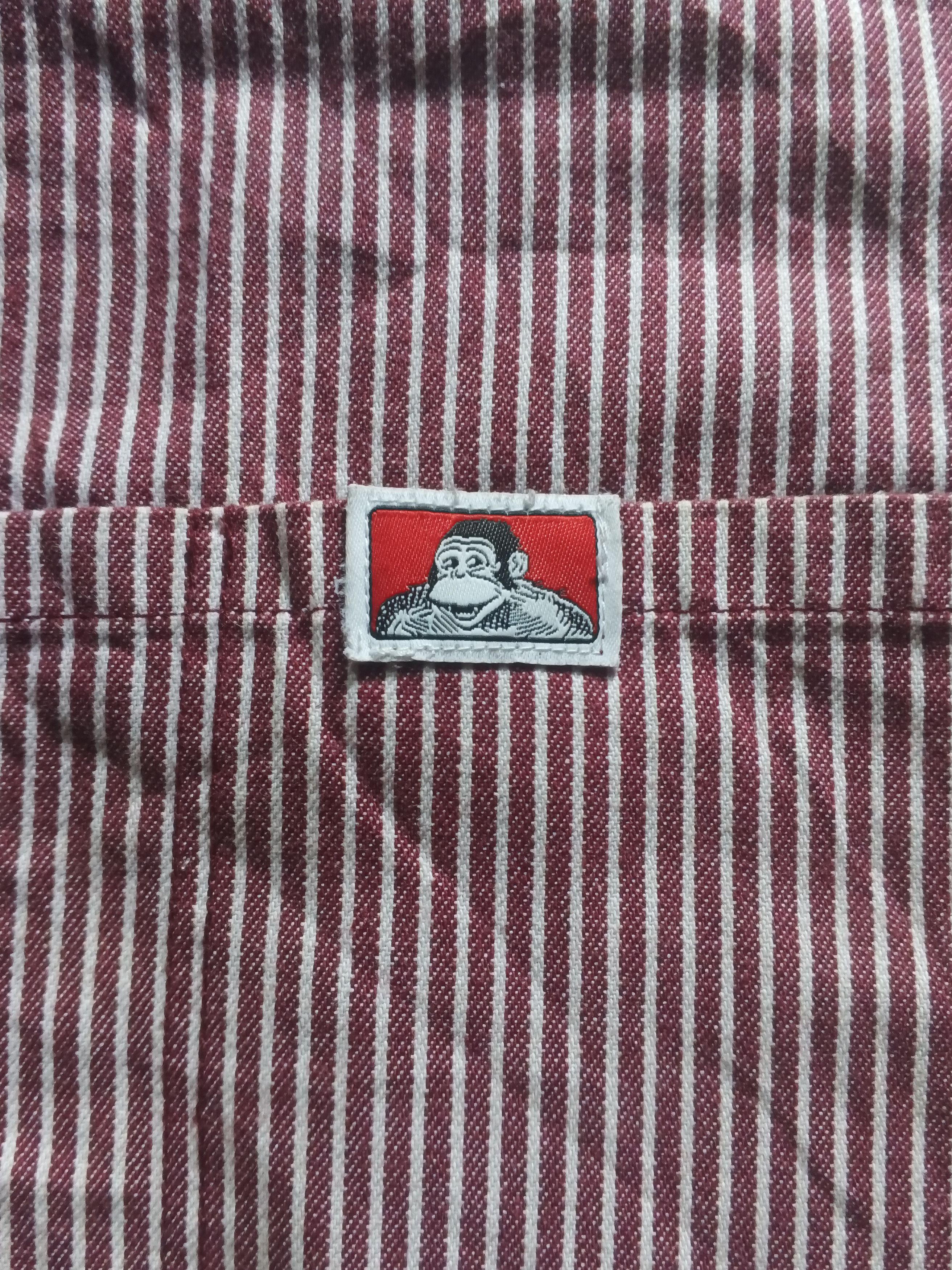 Ben Davis × Vintage Vintage 90s Ben Davis quarter zip stripe polo Size US XL / EU 56 / 4 - 2 Thumbnail