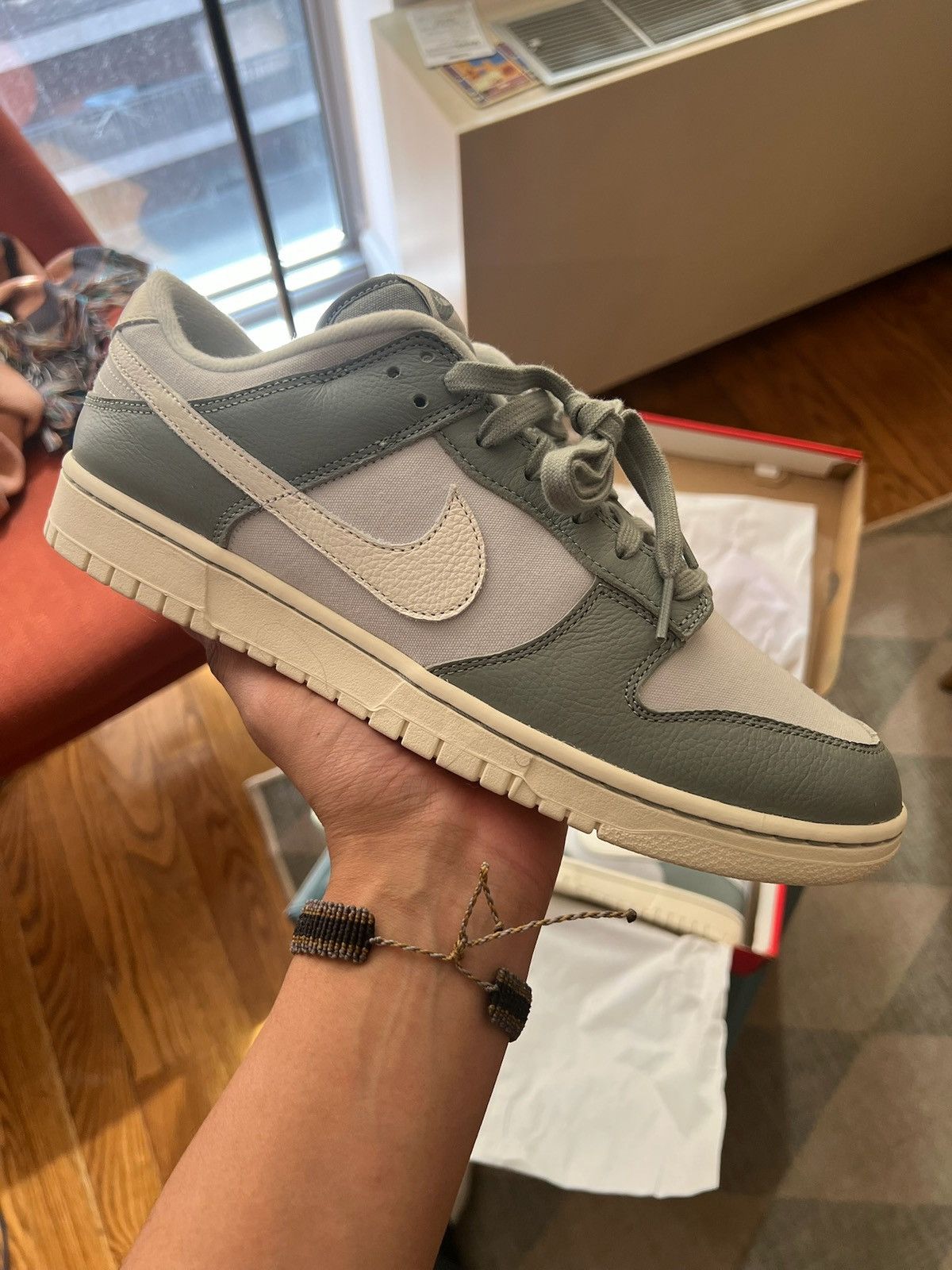 Nike Nike Dunk Low PRM - Mica Green ( SZ 12 ) Size US 12 / EU 45 - 2 Thumbnail