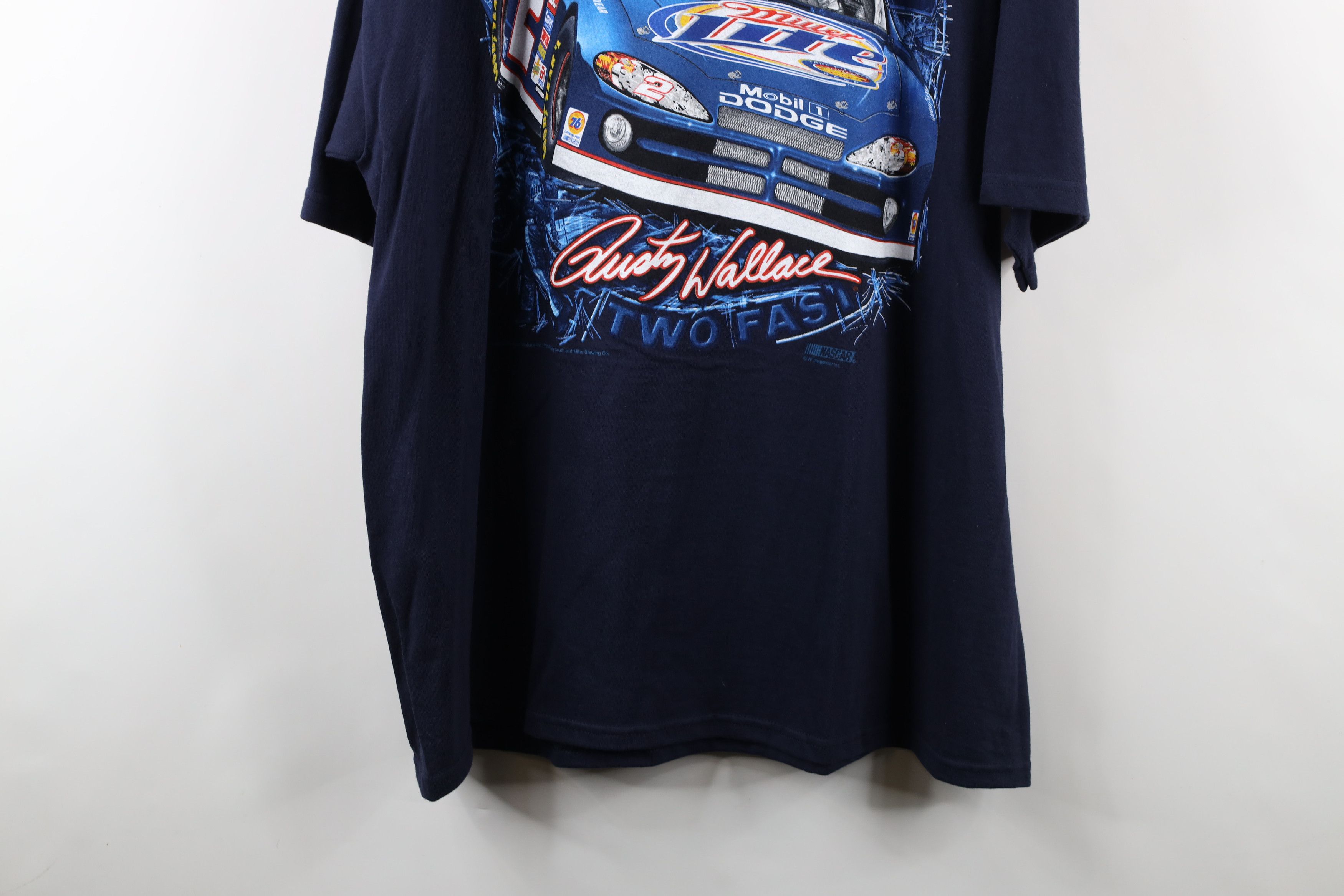 Vintage NOS Vintage Y2K 2001 NASCAR Racing All Over Print T-Shirt Size US XXL / EU 58 / 5 - 15 Thumbnail
