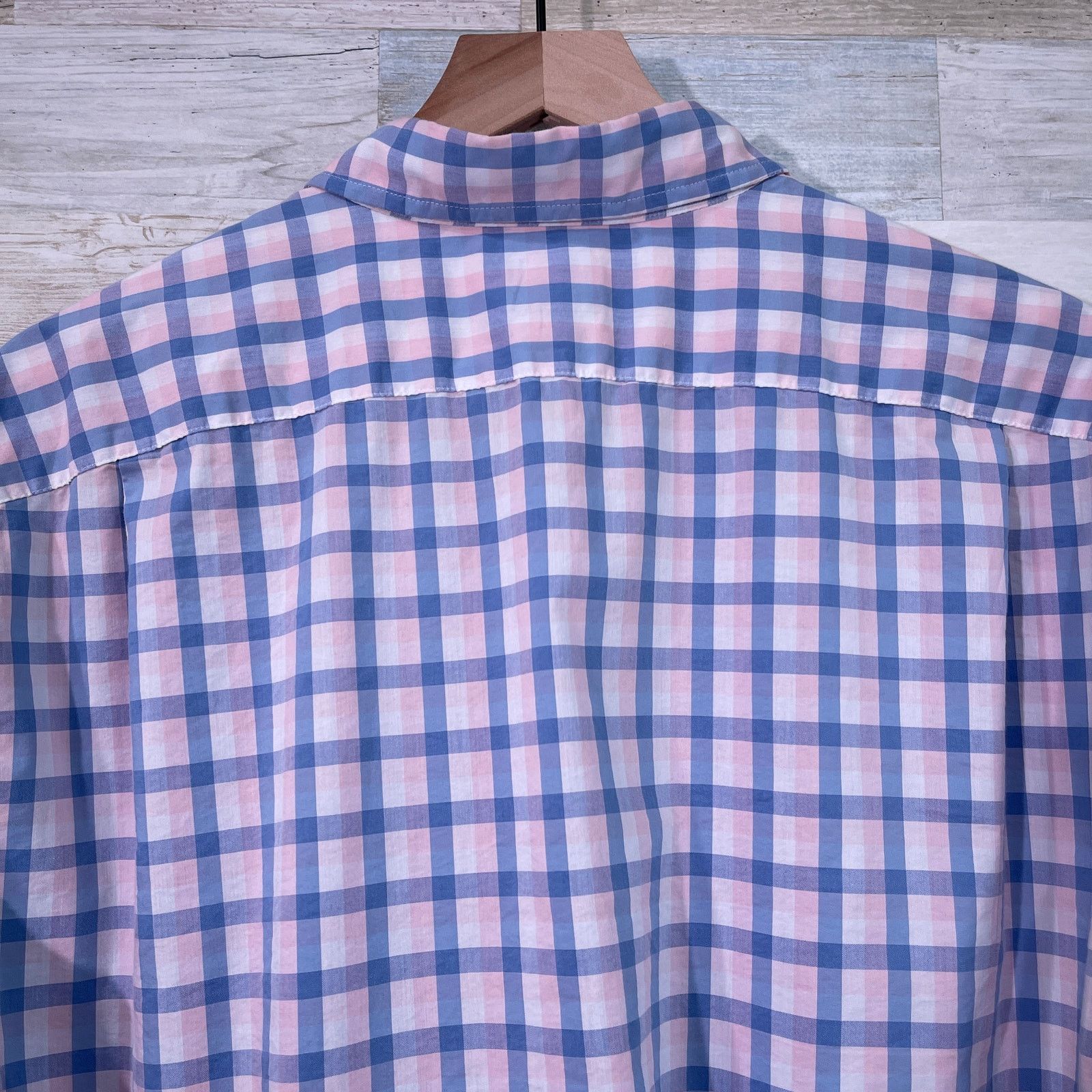 J.Crew J CREW Slim Untucked Performance Shirt Pink Plaid Mens XXL Size US XXL / EU 58 / 5 - 4 Thumbnail