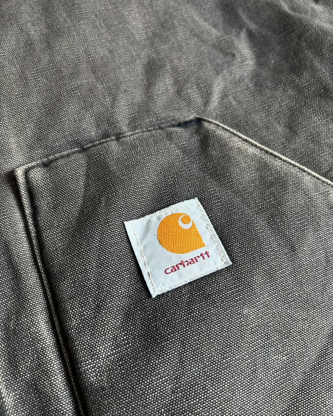 Carhartt × Vintage 90's Sunfade Carhartt V01- BLK Denim Vest Jacket Size US XL / EU 56 / 4 - 6 Thumbnail