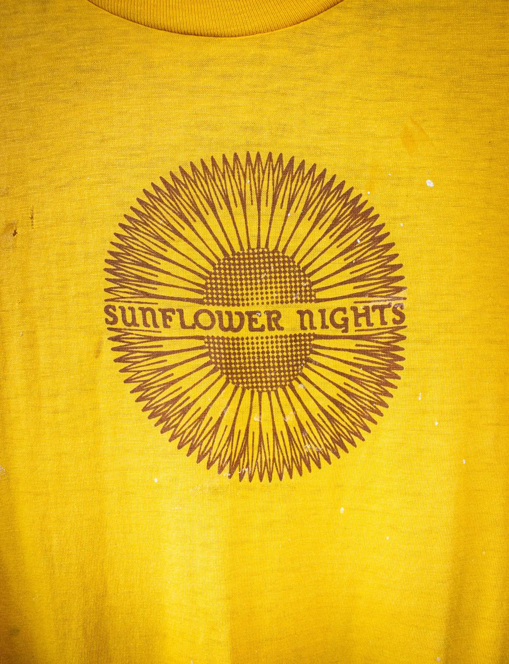 Vintage Vintage Sunflower Nights Graphic T Shirt 80s Size US S / EU 44-46 / 1 - 2 Thumbnail