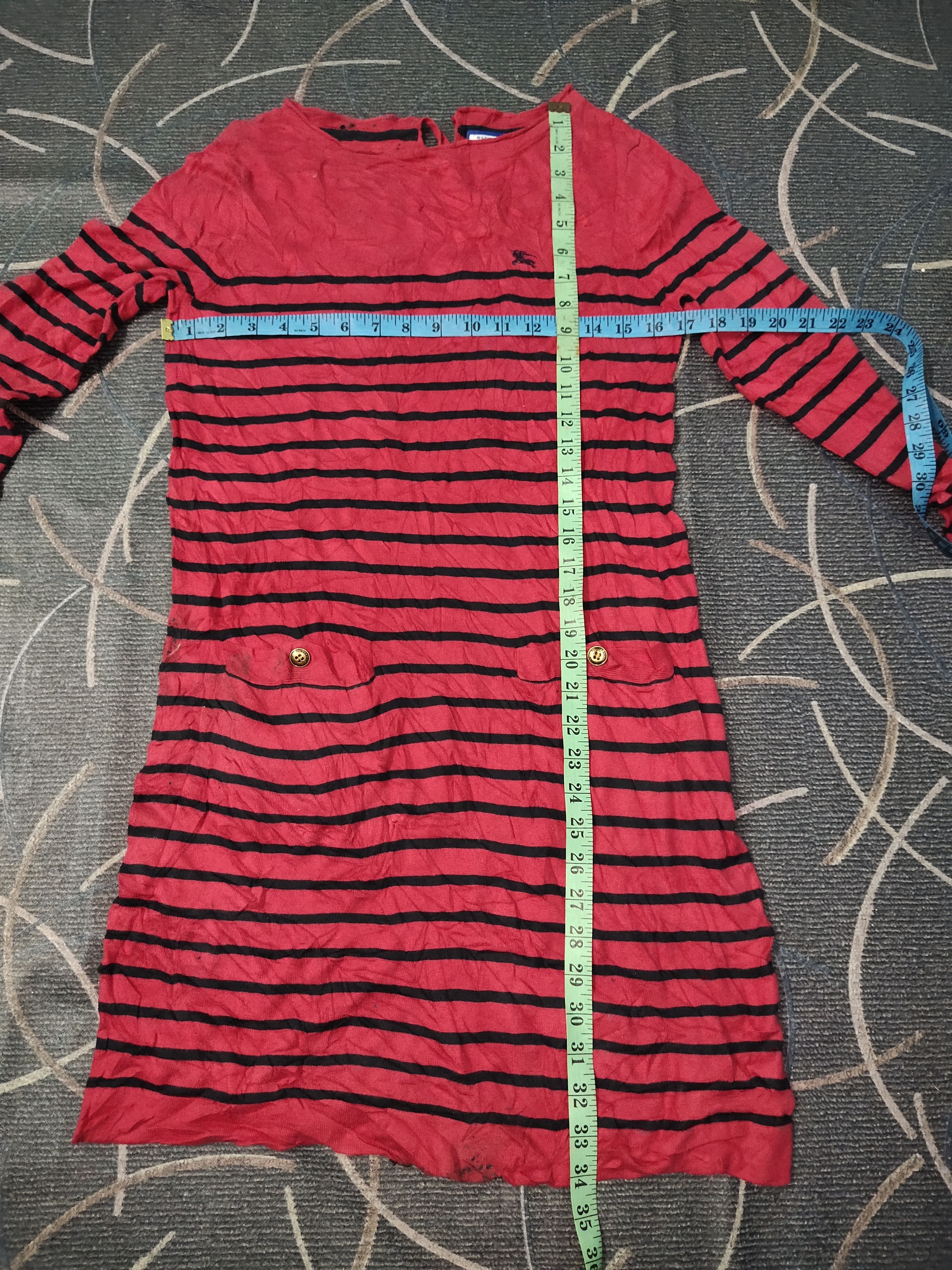 Burberry Burberry Long Sleeve Dress Size XS / US 0-2 / IT 36-38 - 6 Thumbnail