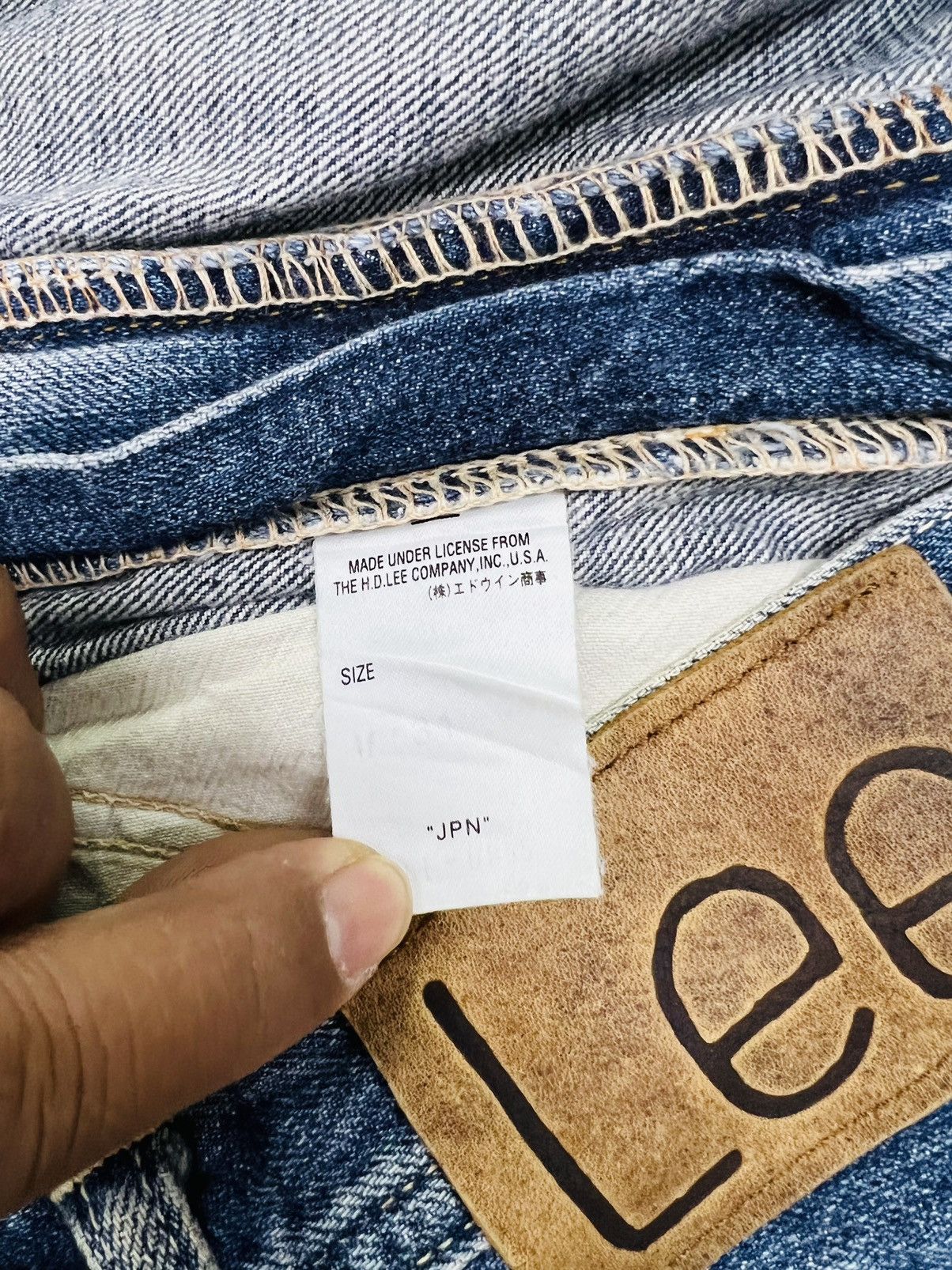 Lee × Vintage Vintage Lee Union Made Sanforized Denim Size US 32 / EU 48 - 9 Thumbnail