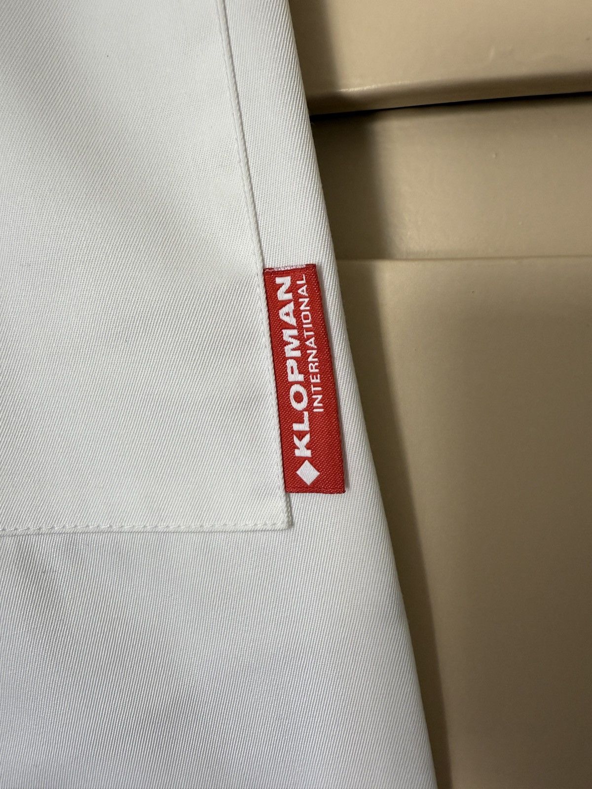 GR10K GR10K White Klopman Capital Trousers Size US 31 - 3 Thumbnail