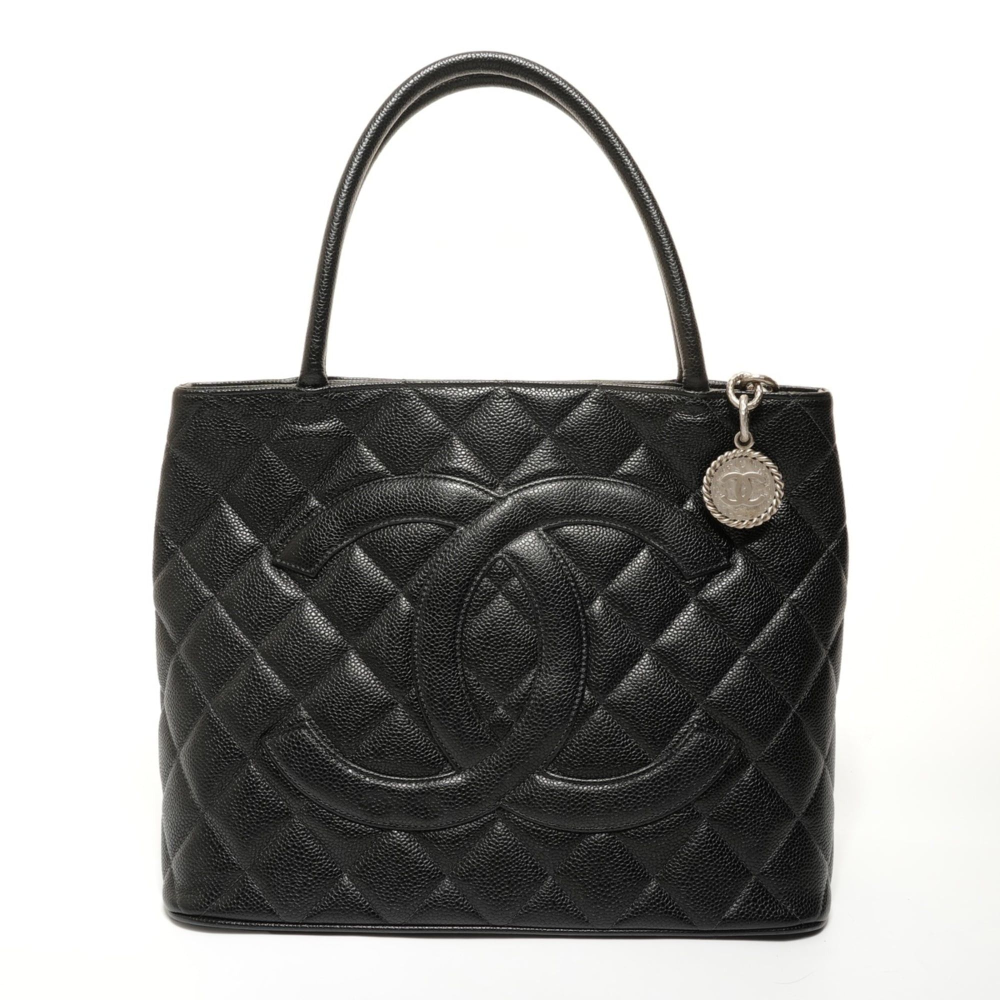 Chanel Chanel Reissue Tote Bag, Coco Mark Medallion, Caviar Leather, Black Size ONE SIZE - 1 Thumbnail