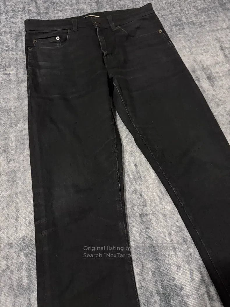 Saint Laurent Paris Saint Laurent Paris Distressed Black Basic Jeans Size US 30 / EU 46 - 3 Thumbnail