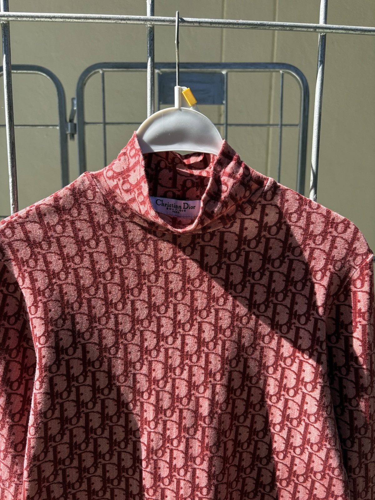 Dior Christian Dior CD Y2K monogram turtleneck long sleeves tee Size L / US 10 / IT 46 - 2 Thumbnail