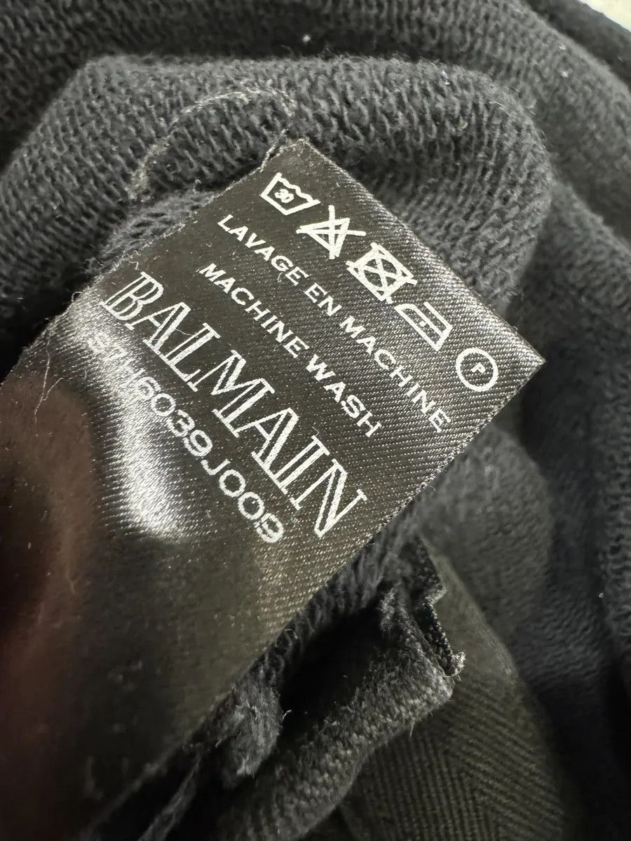 Balmain Balmain Navy & Orange Biker Zip-up Hoodie Size US M / EU 48-50 / 2 - 10 Thumbnail