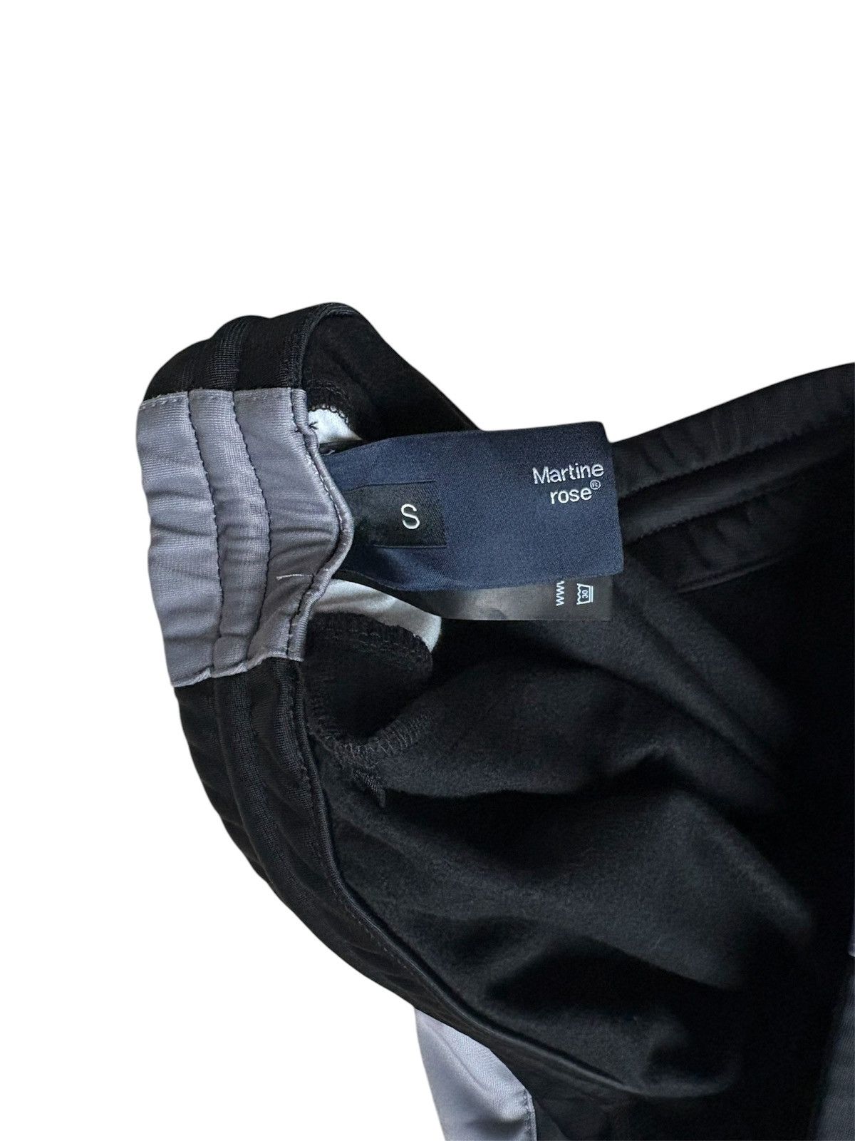 Martine Rose ($545) SS24 Wide Leg Flare Black/Grey/Blue Paneled Trackpant Size US 30 / EU 46 - 5 Thumbnail