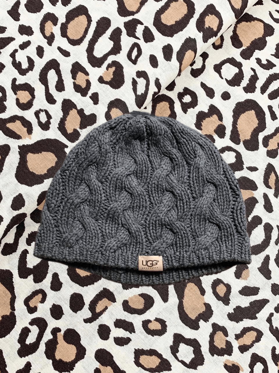 UGG Australia Wool Cable Knit Hat