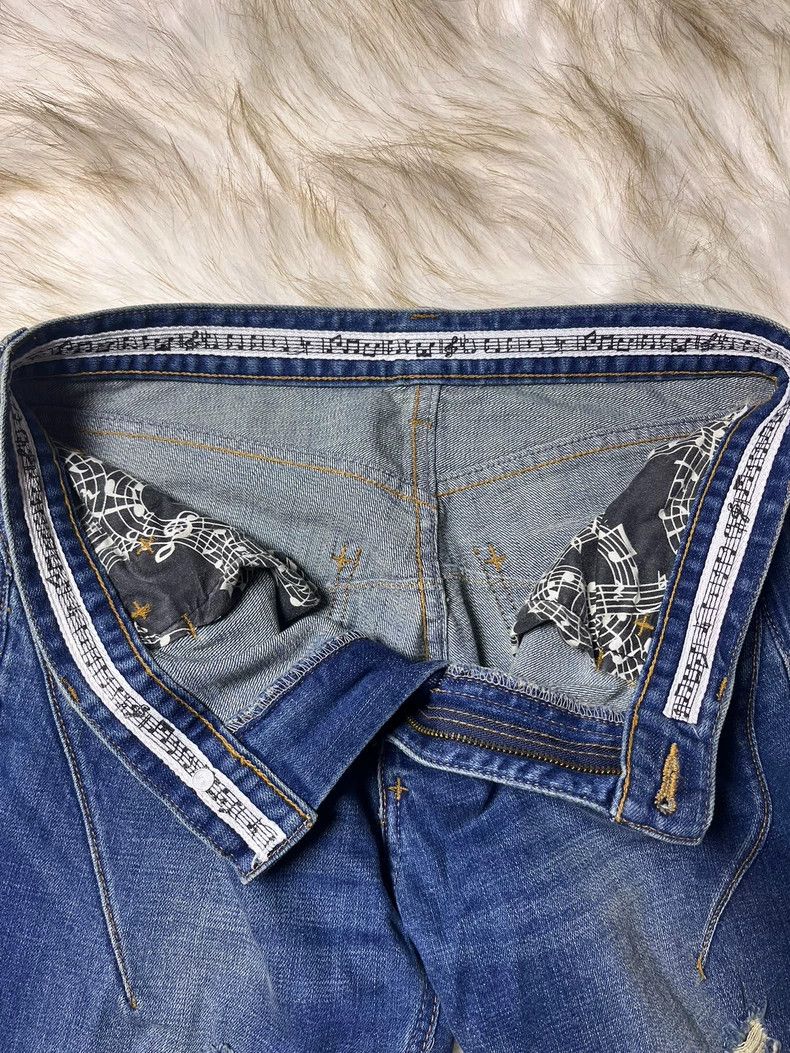 Number (N)ine Number (N)ineWash and destroy jeans, notes 2503-Nextarrow Size US 44 / EU 60 - 5 Thumbnail