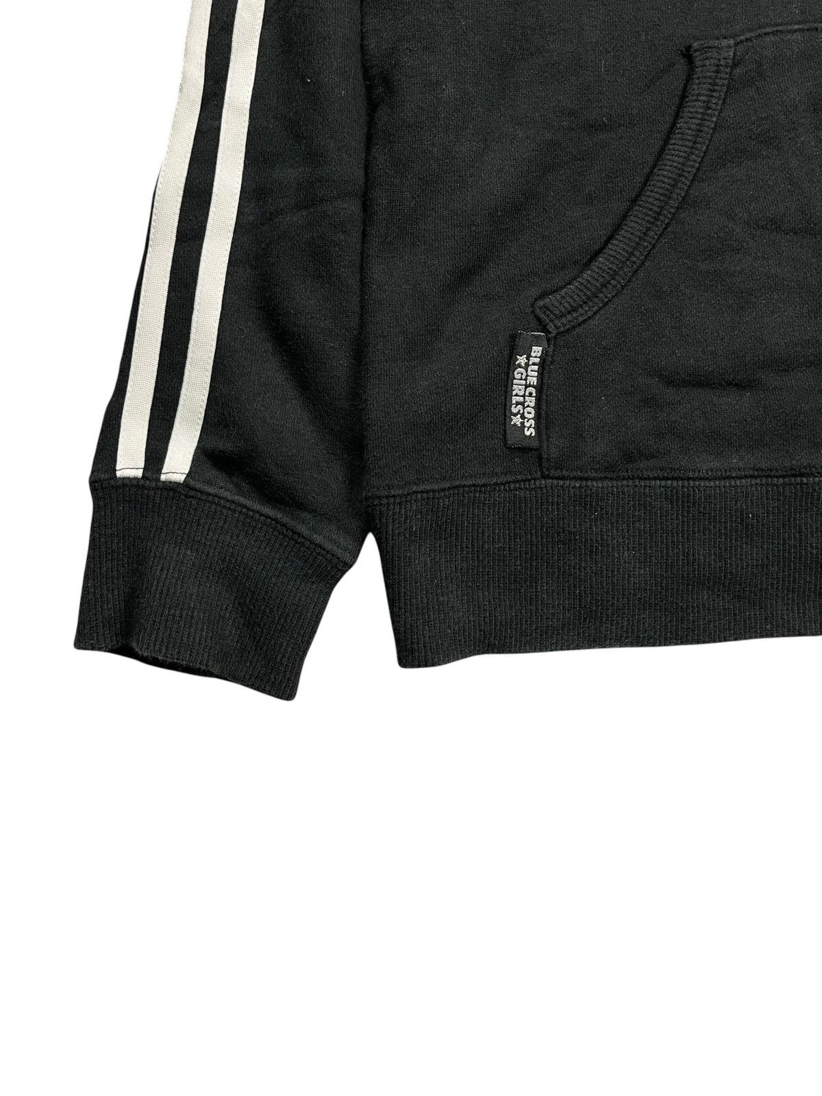Angel Blue 2000s Blue Cross - Piano Hoodie Size L / US 10 / IT 46 - 3 Thumbnail