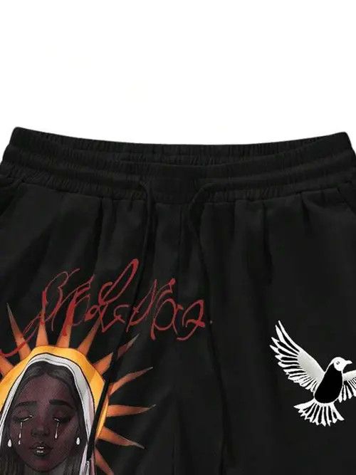 Japanese Brand Print Y2k Shorts DRIP summer Size US 34 / EU 50 - 1 Thumbnail