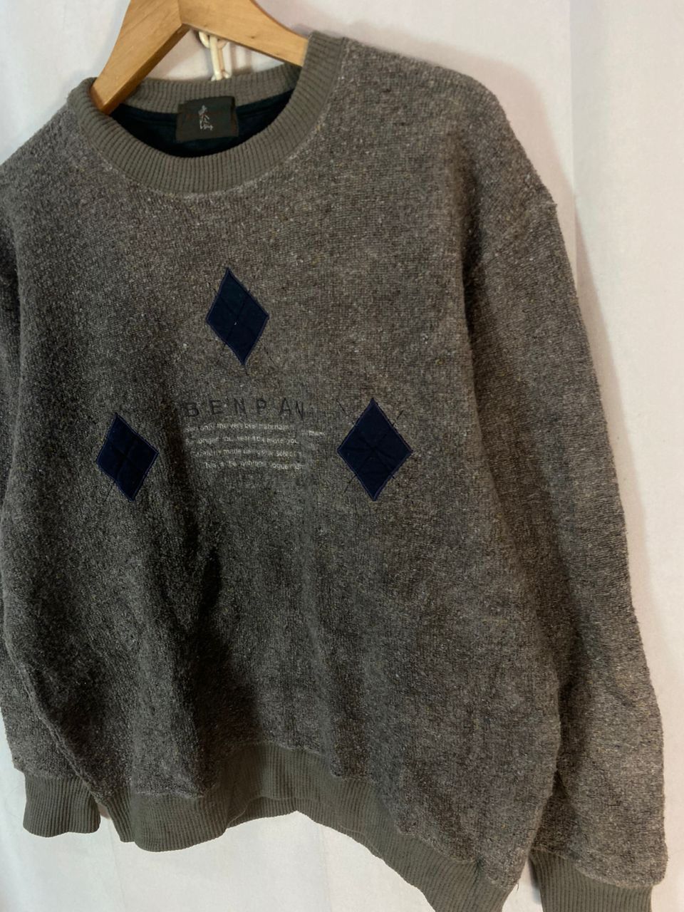 Japanese Brand × Vintage Vintage Benpan spellout sweatshirt Size US M / EU 48-50 / 2 - 2 Thumbnail