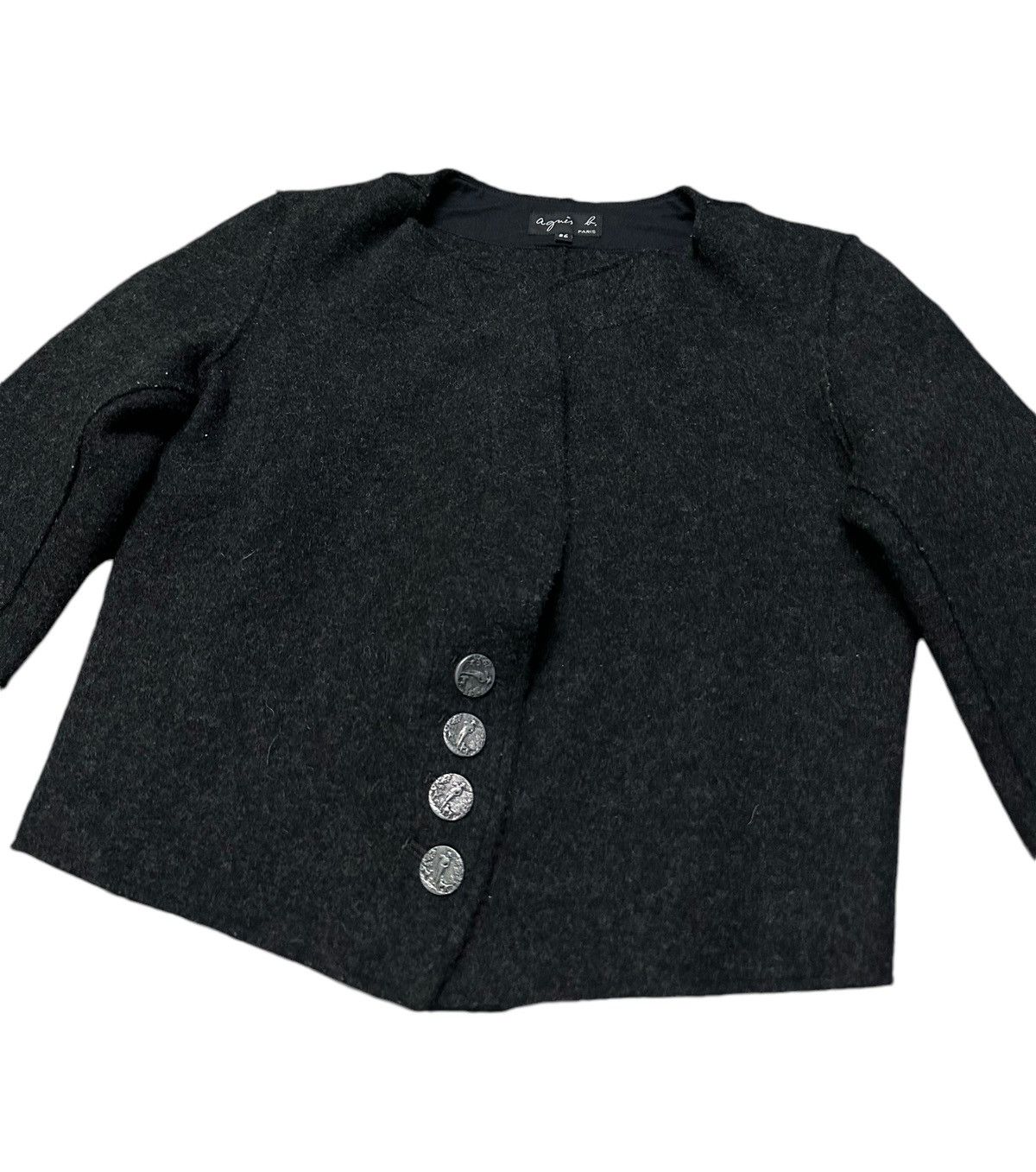 Agnes B cropped wool jacket