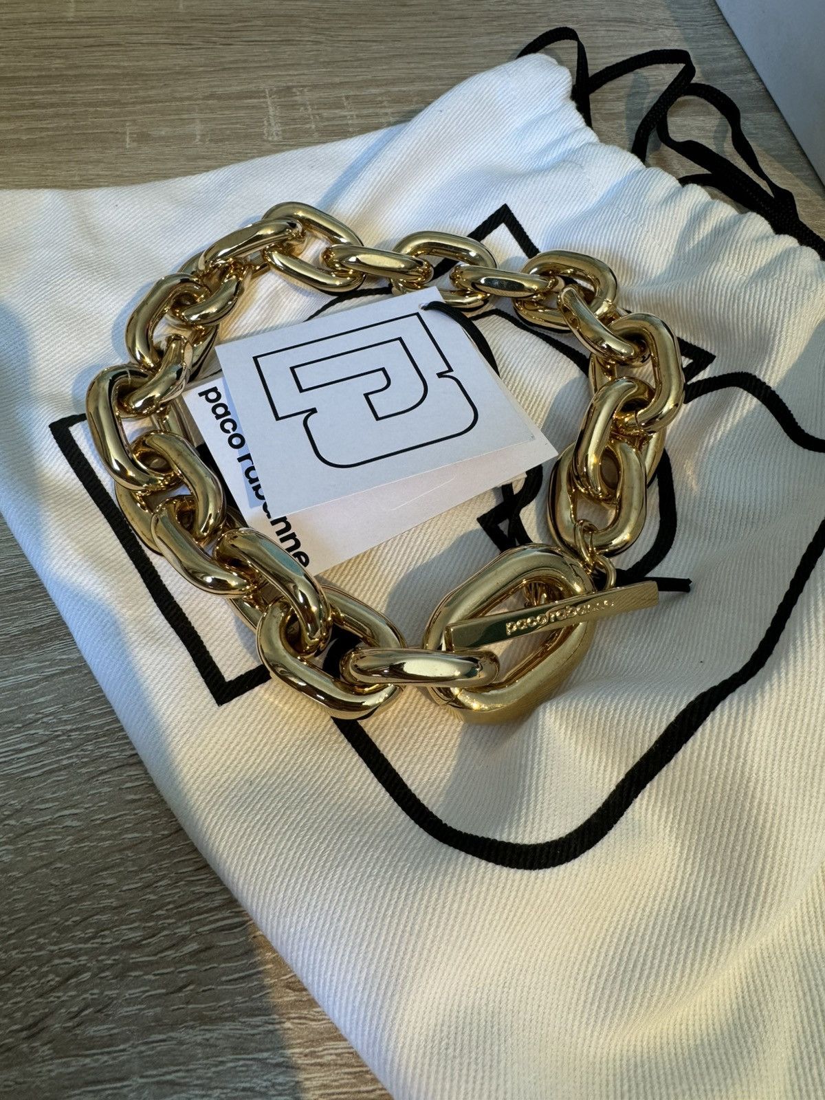 Paco Rabanne Paco Rabanne chunky XL necklace Size ONE SIZE - 2 Thumbnail