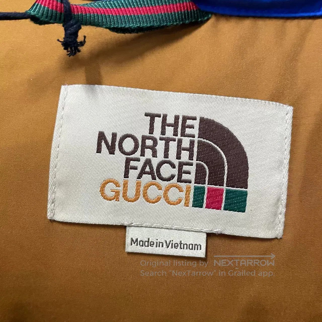 Gucci Gucci x The North Face Blue Down Jacket. Size XXS / US 00 / IT 34 - 3 Thumbnail