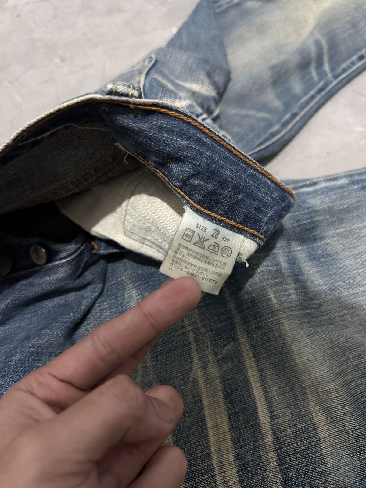 Levi's Vintage Clothing Rare Vintage Levi’s 503 B XX Faded Japanese Blue Jeans Size US 30 / EU 46 - 2 Thumbnail