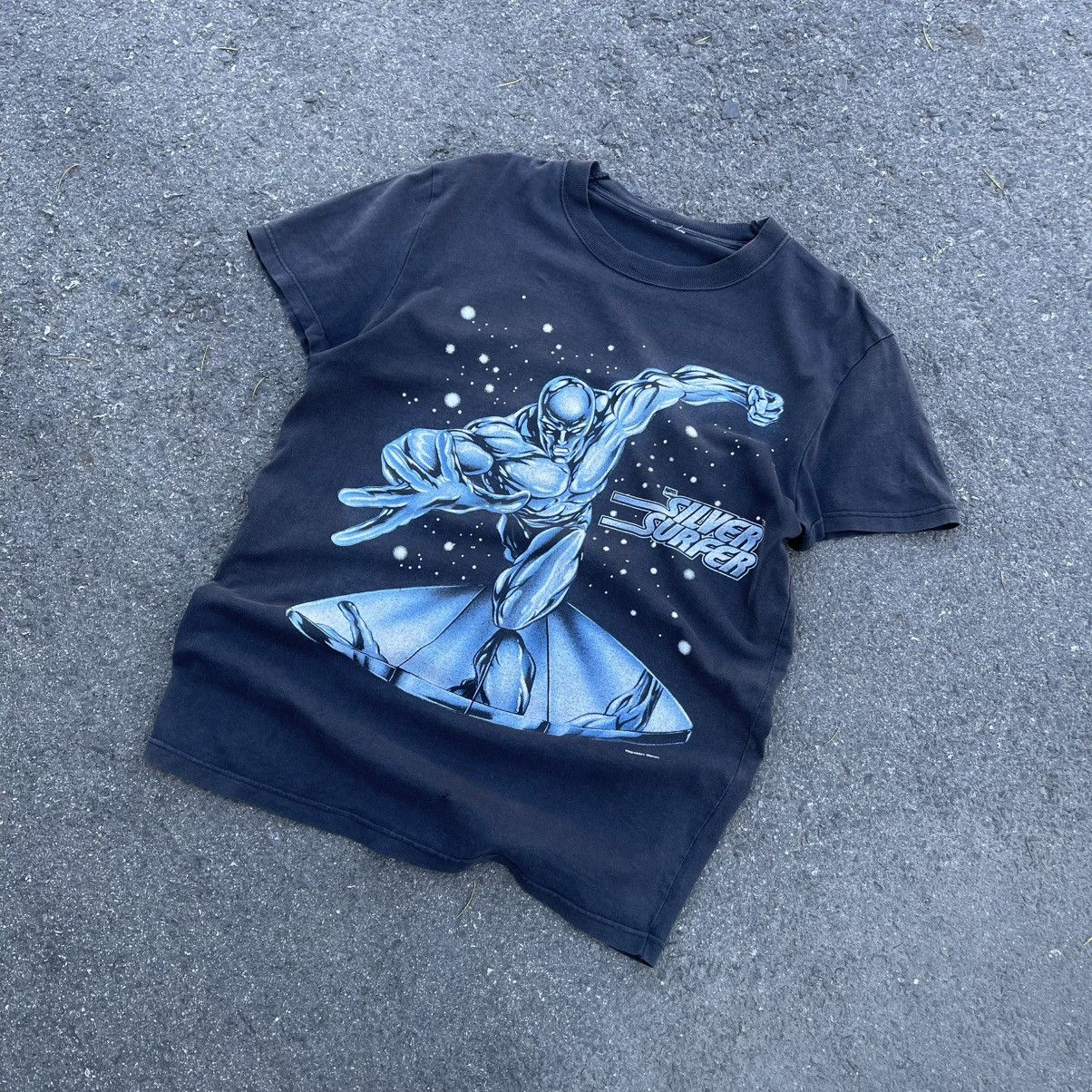 Marvel Comics VINTAGE 2001 SILVER SURFER WASHED TEE Size US L / EU 52-54 / 3 - 3 Thumbnail